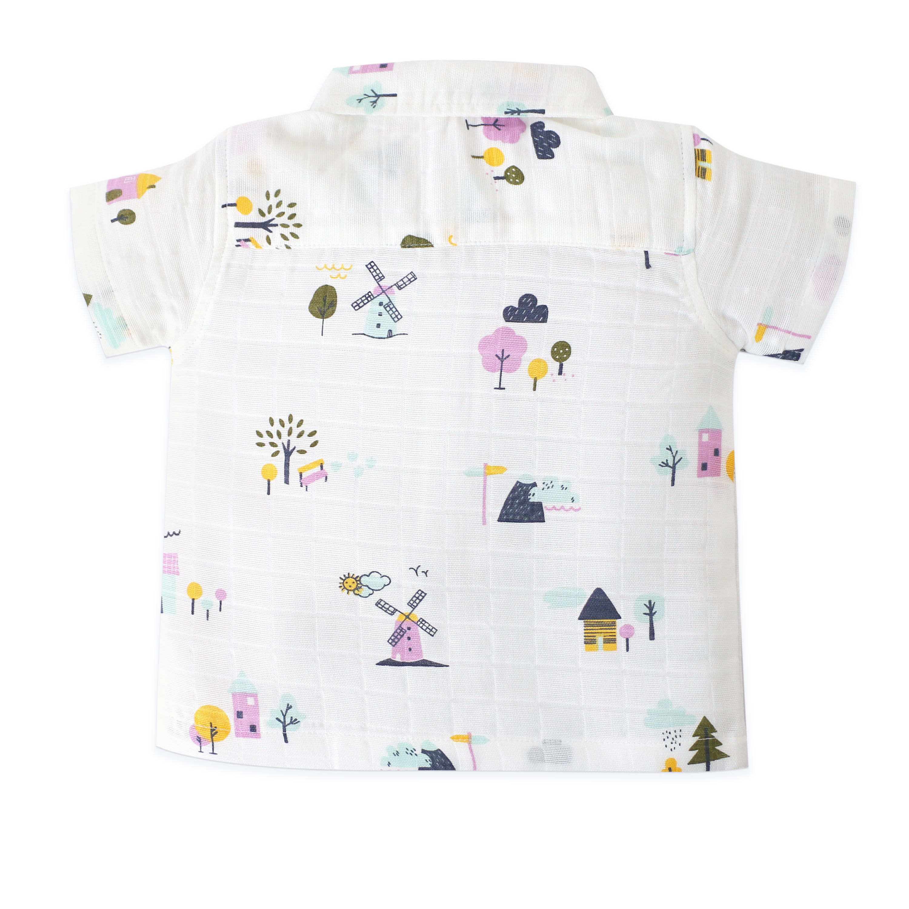Boys Muslin Shirt & Shorts Set (0M – 5Y) - Assorted 3 Pack - Wonder Tales Combo NEW