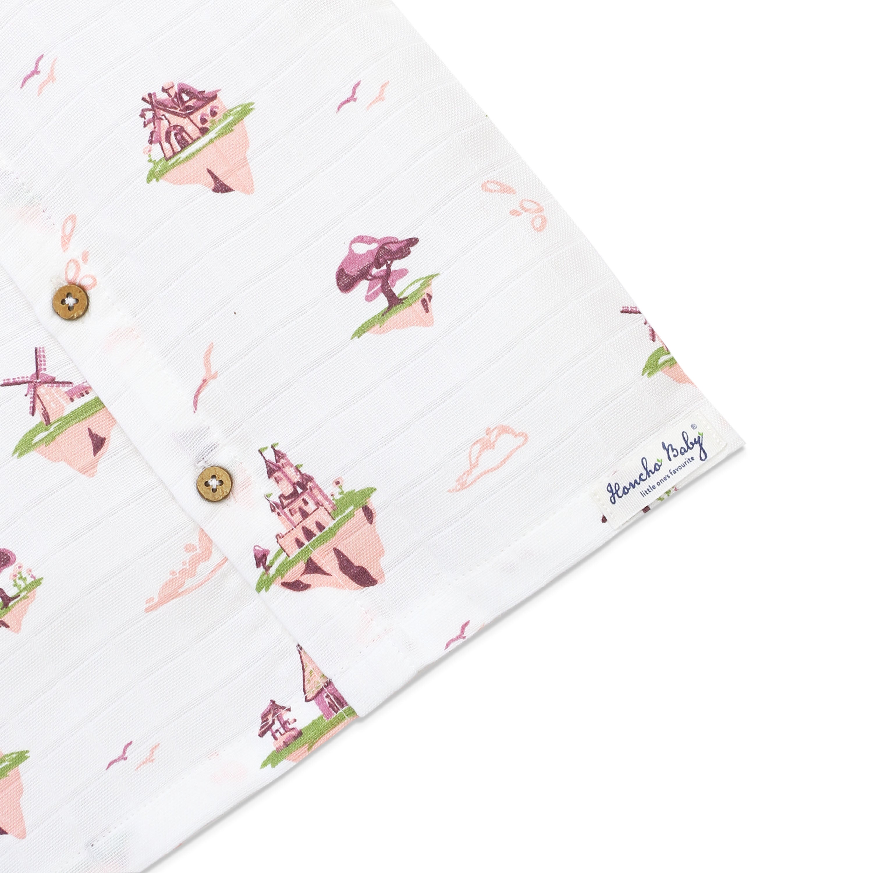 Muslin Half Sleeve Top & Shorts Set (0M – 5Y) Floating Magic Tales