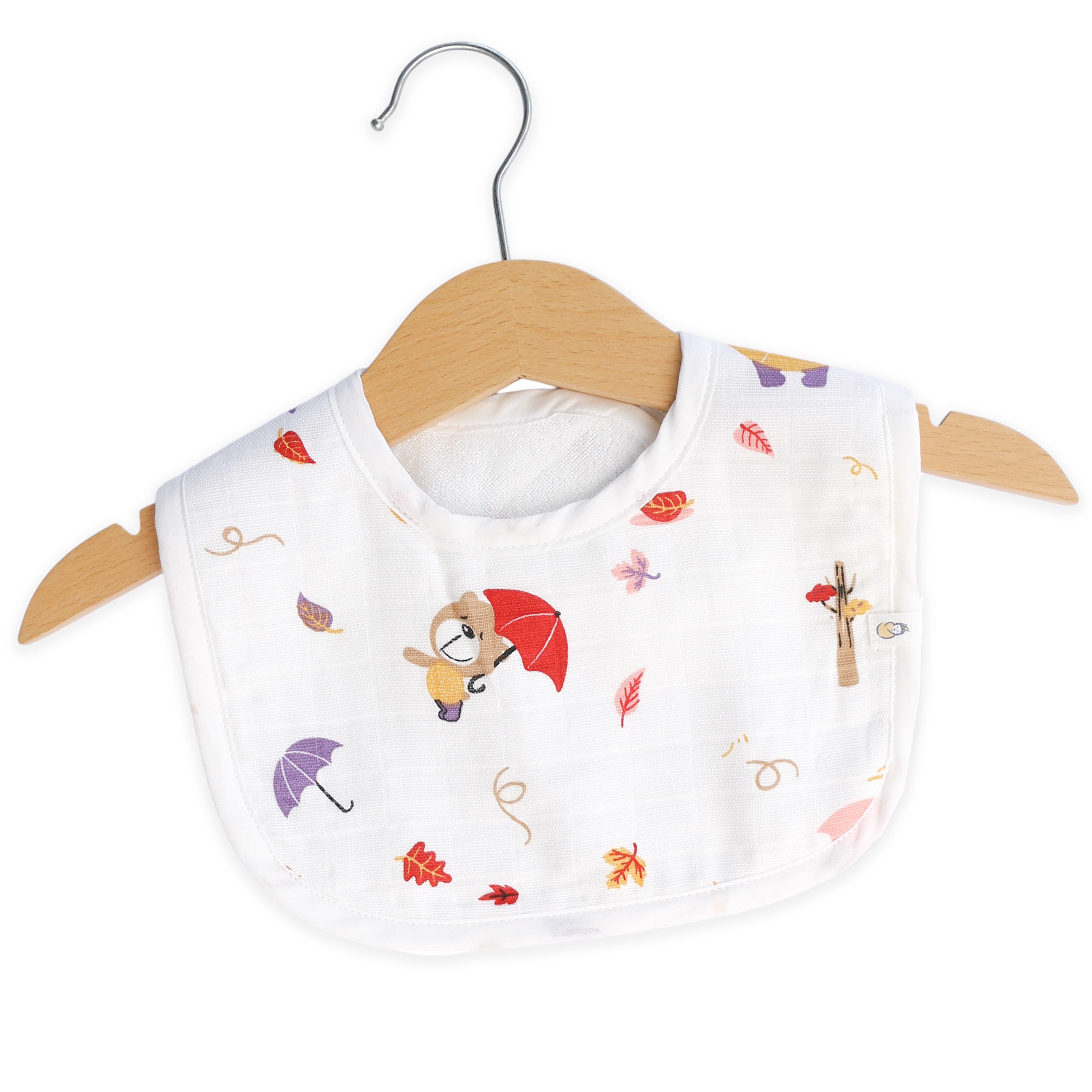 Reversible Muslin and Terry Bib - Assorted 3 Pack - Little Explorer Combo