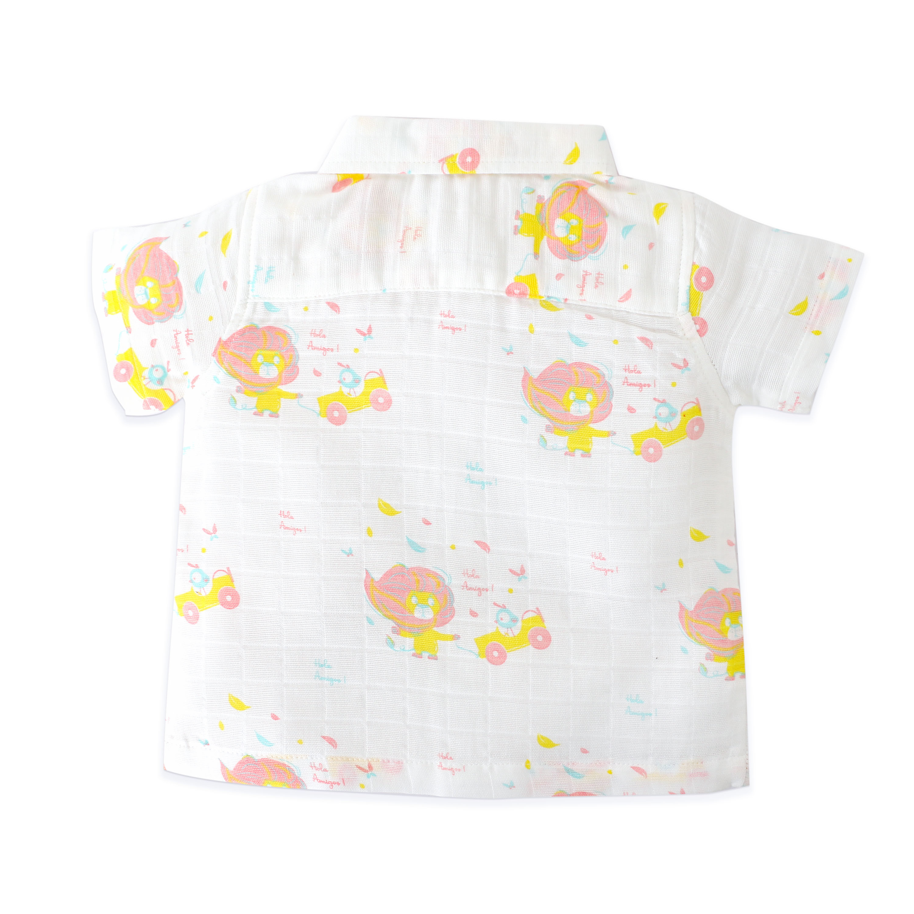 Boys Muslin Shirt & Shorts Set (0M – 5Y) - Assorted 3 Pack - Little Adventure Combo NEW