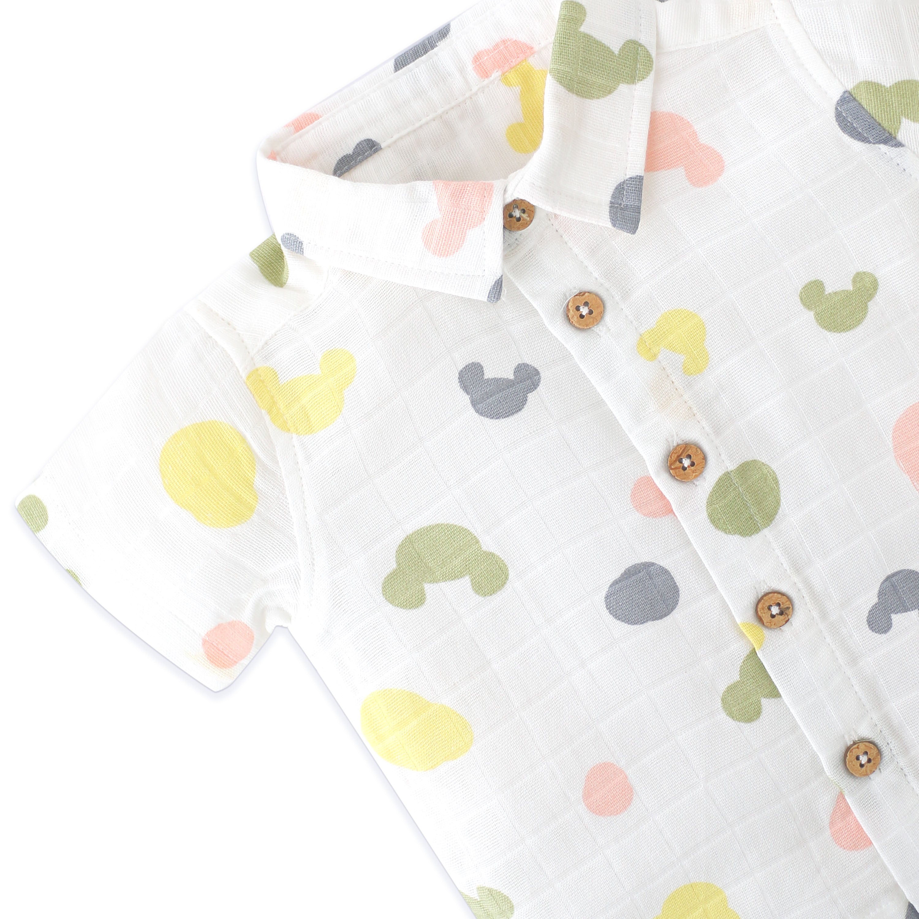 Boys Muslin Shirt & Shorts Set (0M – 5Y) - Assorted 3 Pack - Wonder Tales Combo NEW