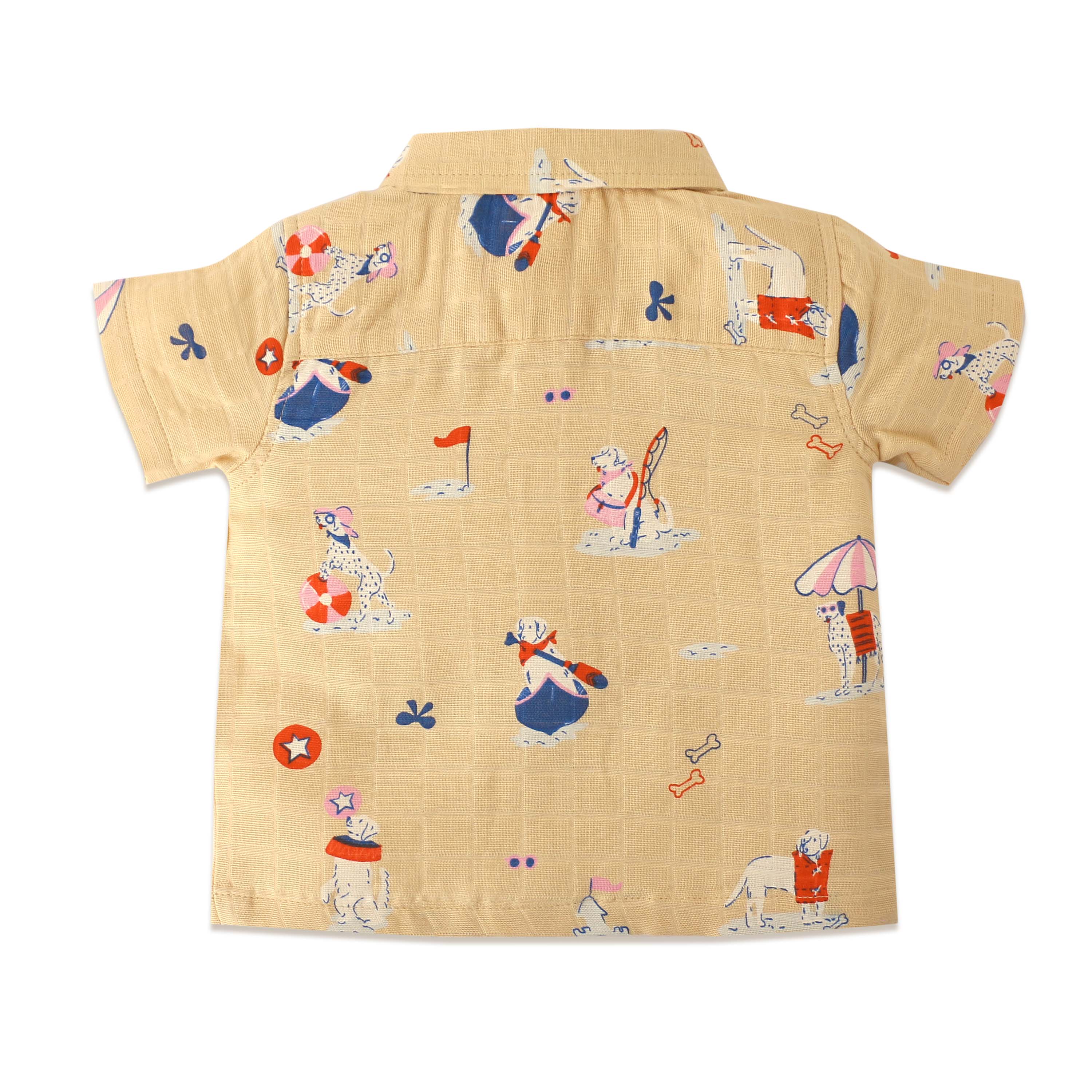 Boys Muslin Shirt & Shorts Set (0M – 5Y) - Assorted 3 Pack - Wonder Tales Combo NEW