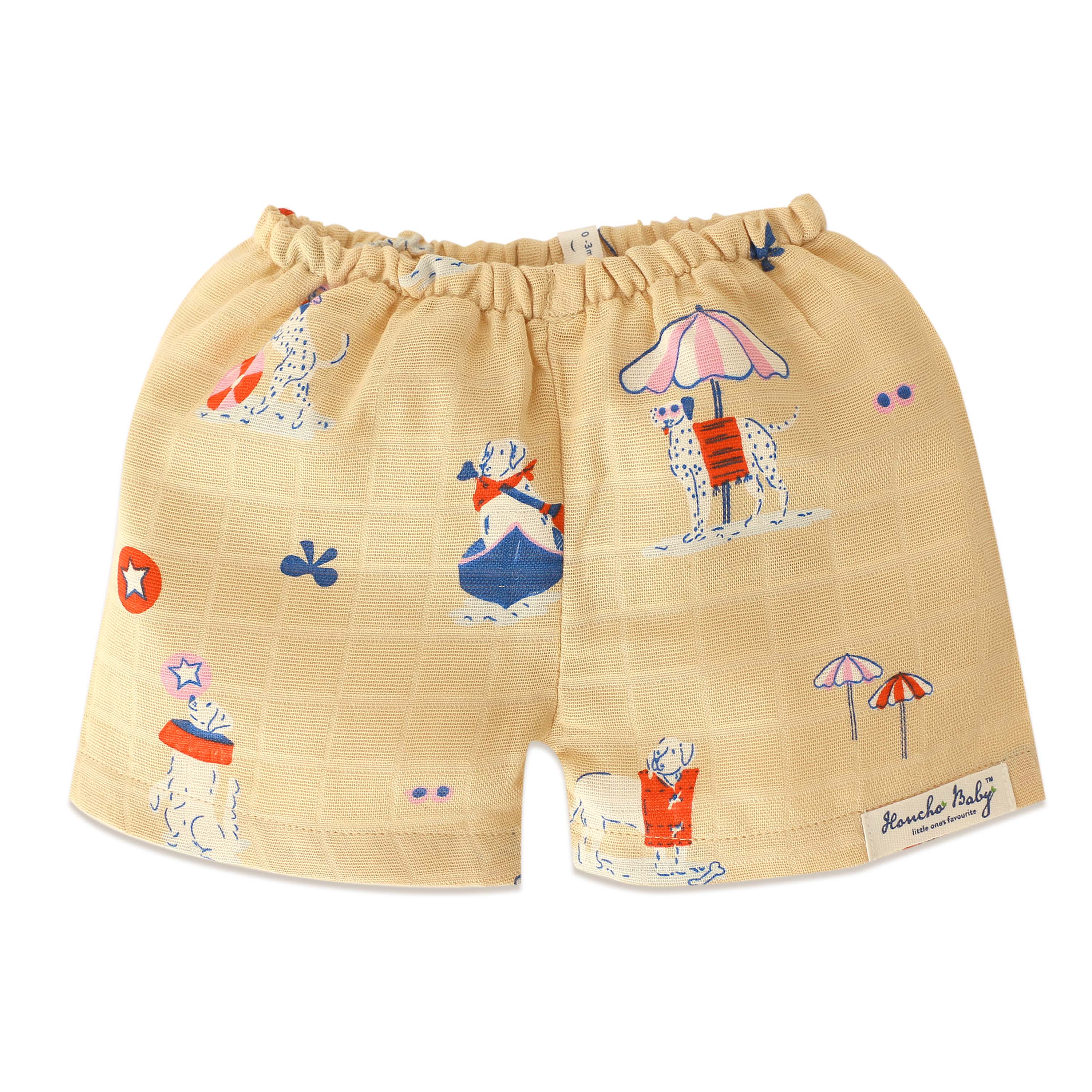 Boys Muslin Shirt & Shorts Set (0M – 5Y) - Assorted 3 Pack - Wonder Tales Combo NEW