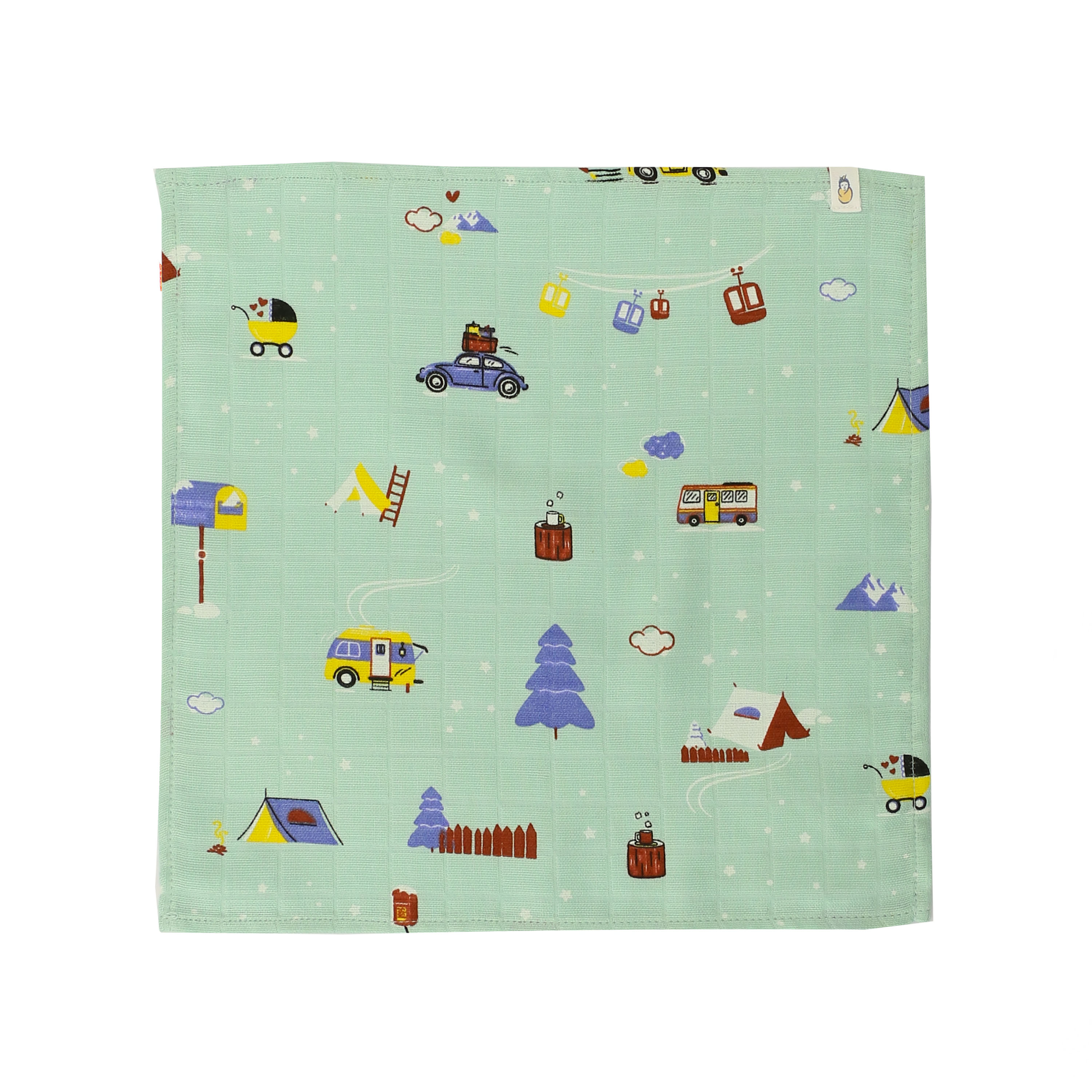 Muslin Wash cloth / Hand kerchief - 12 Combo Saver pack (27 x 27 cms)