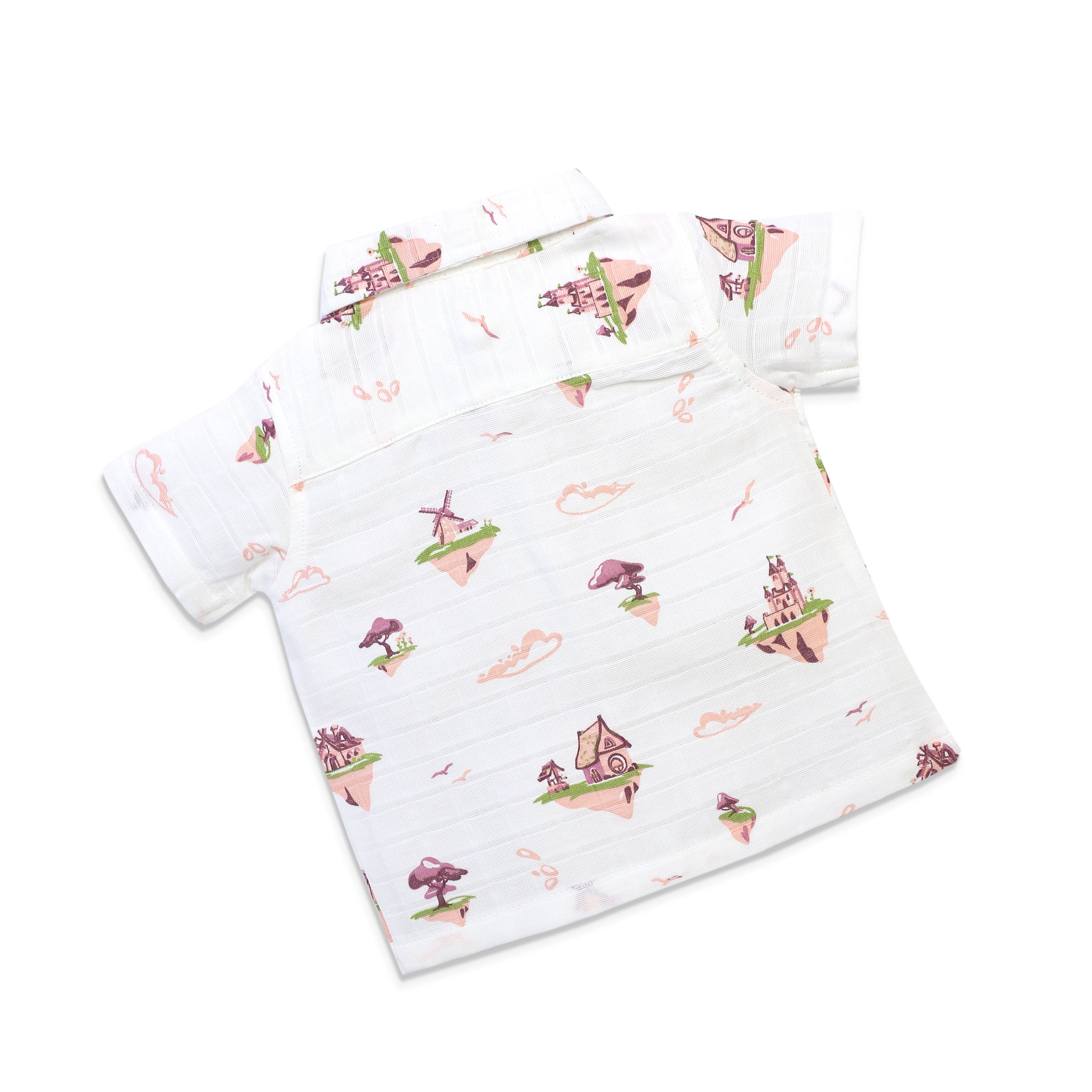 Muslin Half Sleeve Top & Shorts Set (0M – 5Y) Floating Magic Tales