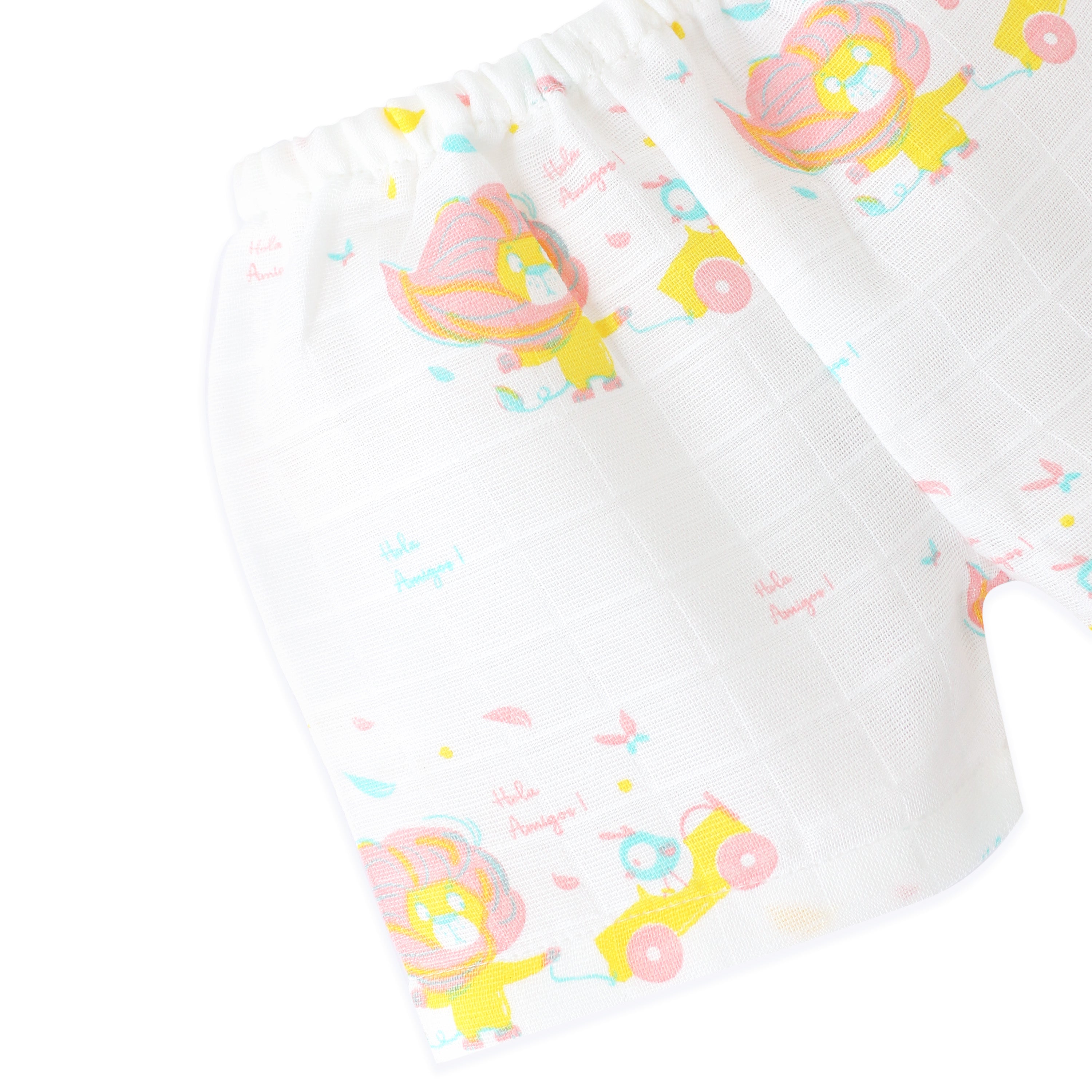 Boys Muslin Shirt & Shorts Set (0M – 5Y) - Assorted 3 Pack - Little Adventure Combo NEW