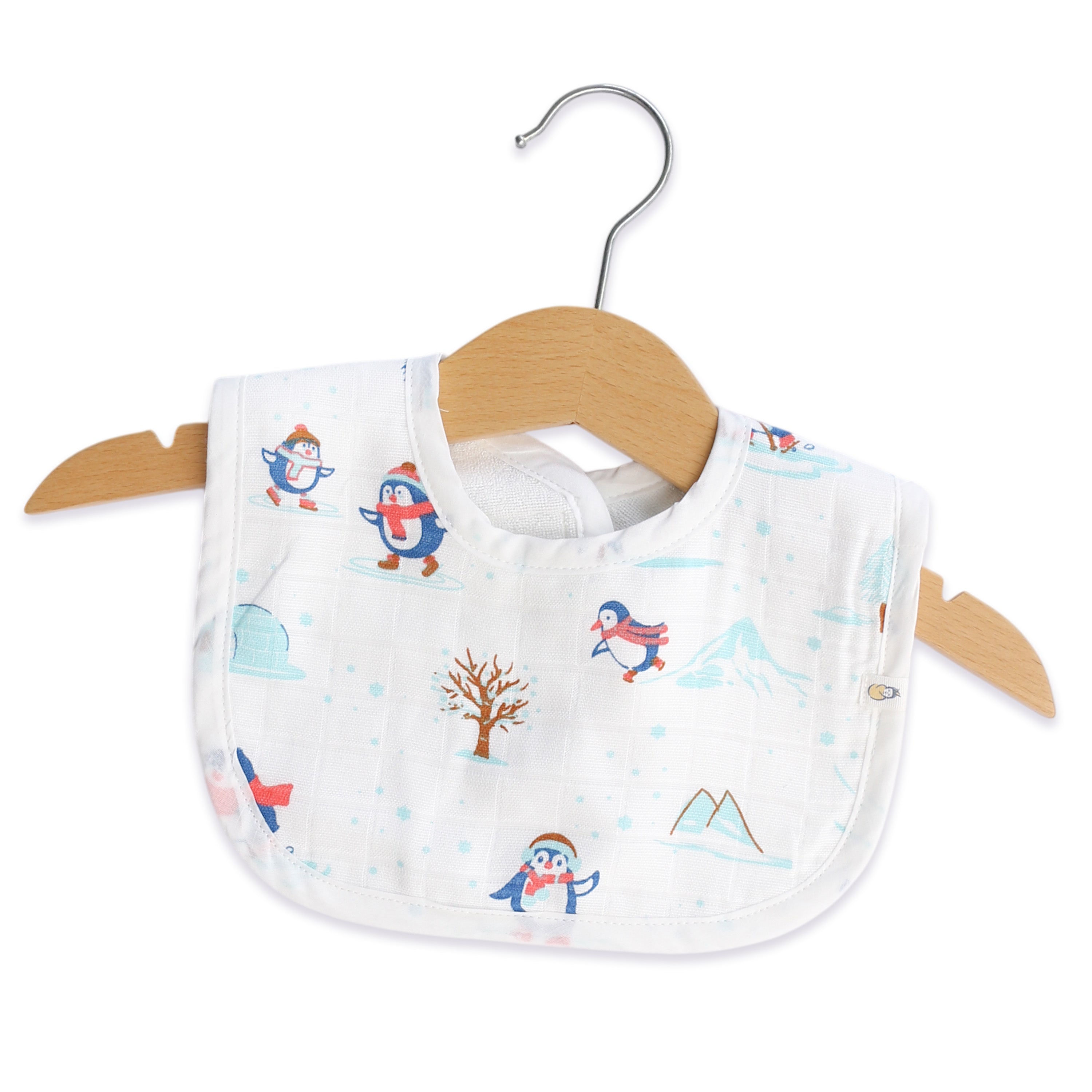 Reversible Muslin and Terry Bib - Assorted 3 Pack - Little Explorer Combo