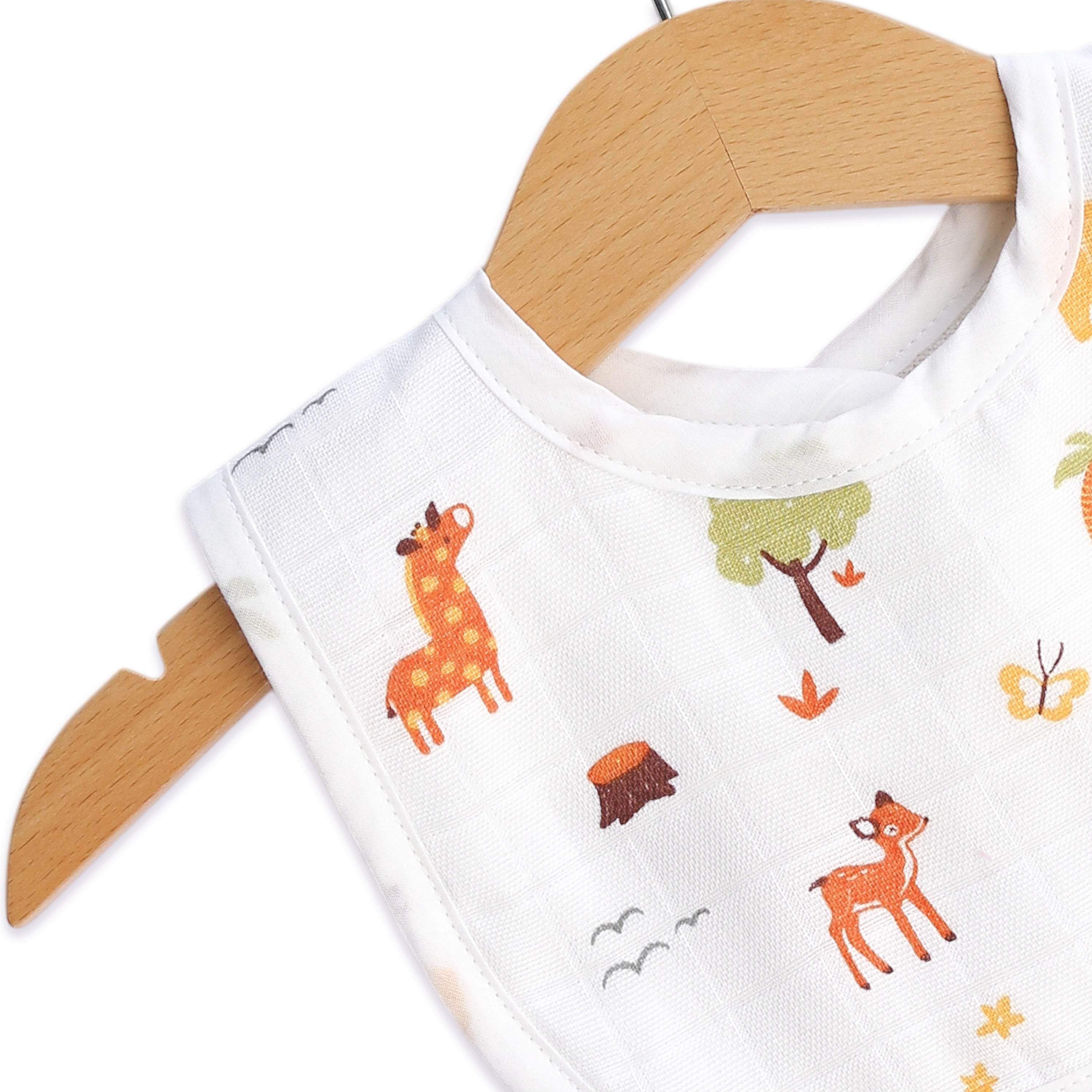 Reversible Muslin and Terry Bib - Assorted 3 Pack - Tiny Tales Combo