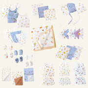 New born Baby's First Wardrobe - 34 Piece Bundle Gift set (Tiny Tales Combo)
