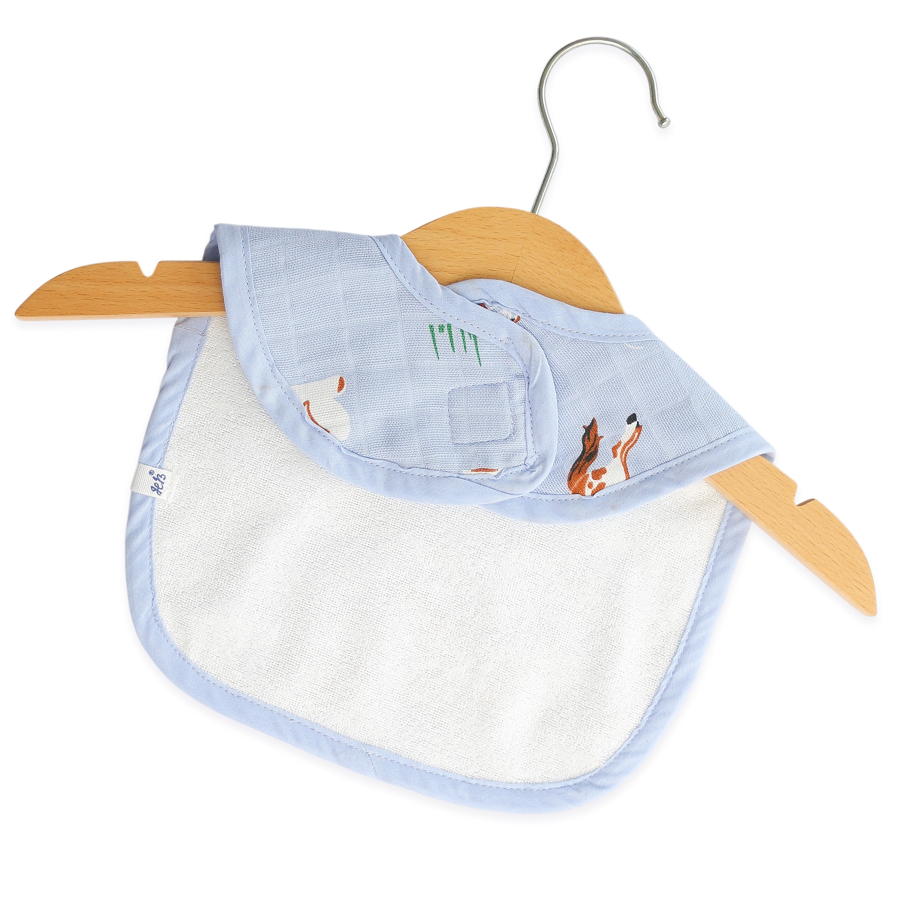 Reversible Muslin and Terry Bib - Assorted 3 Pack - Tiny Tales Combo