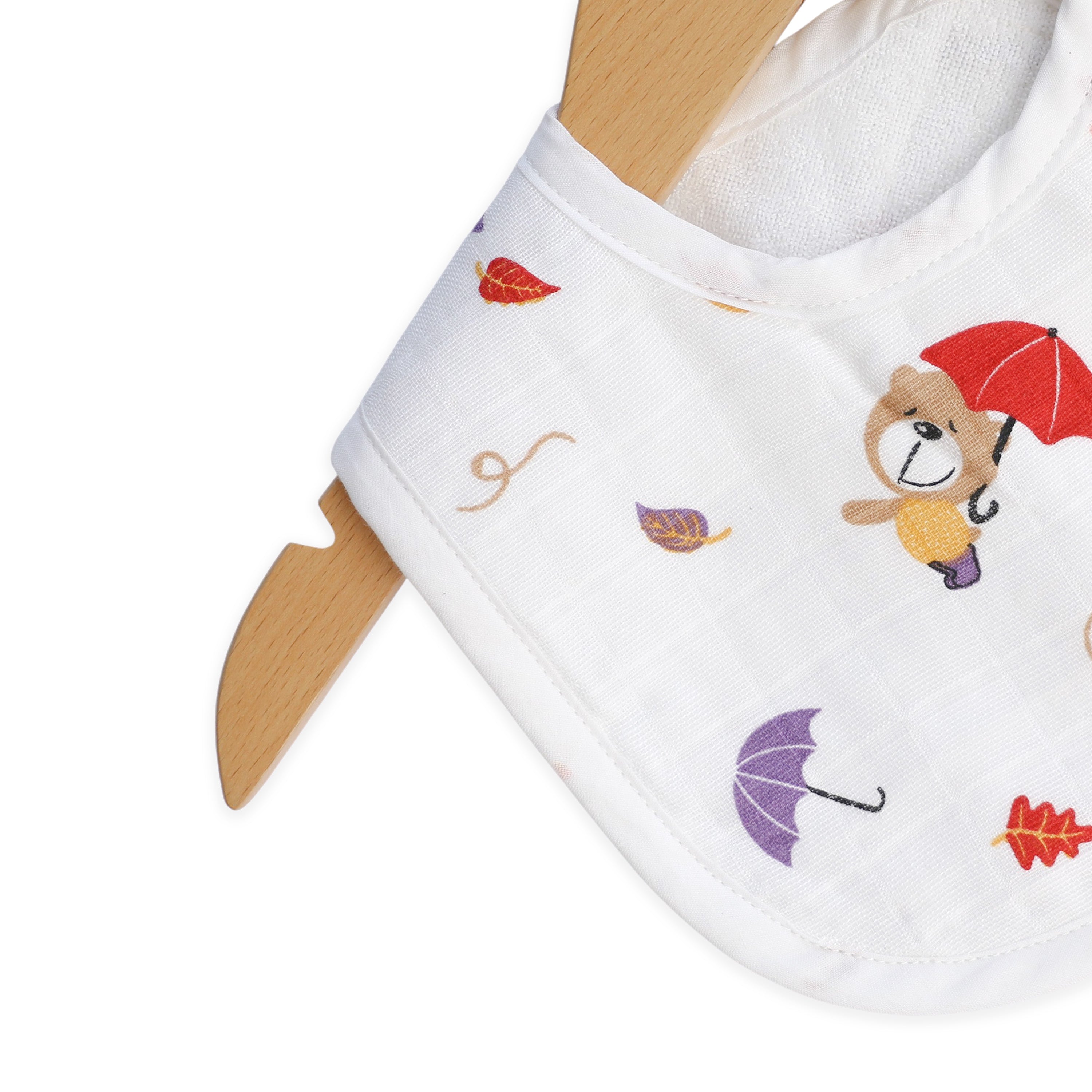 Reversible Muslin and Terry Bib - Assorted 3 Pack - Little Explorer Combo