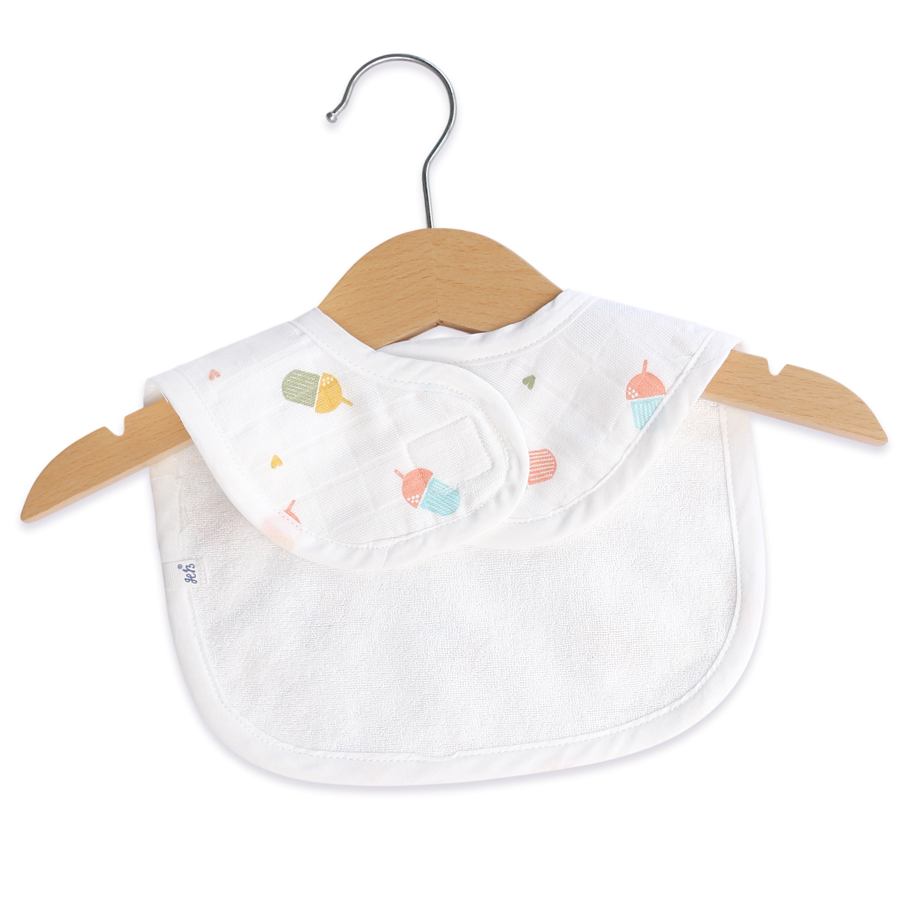 Reversible Muslin and Terry Bib - Assorted 3 Pack - Tiny Tales Combo