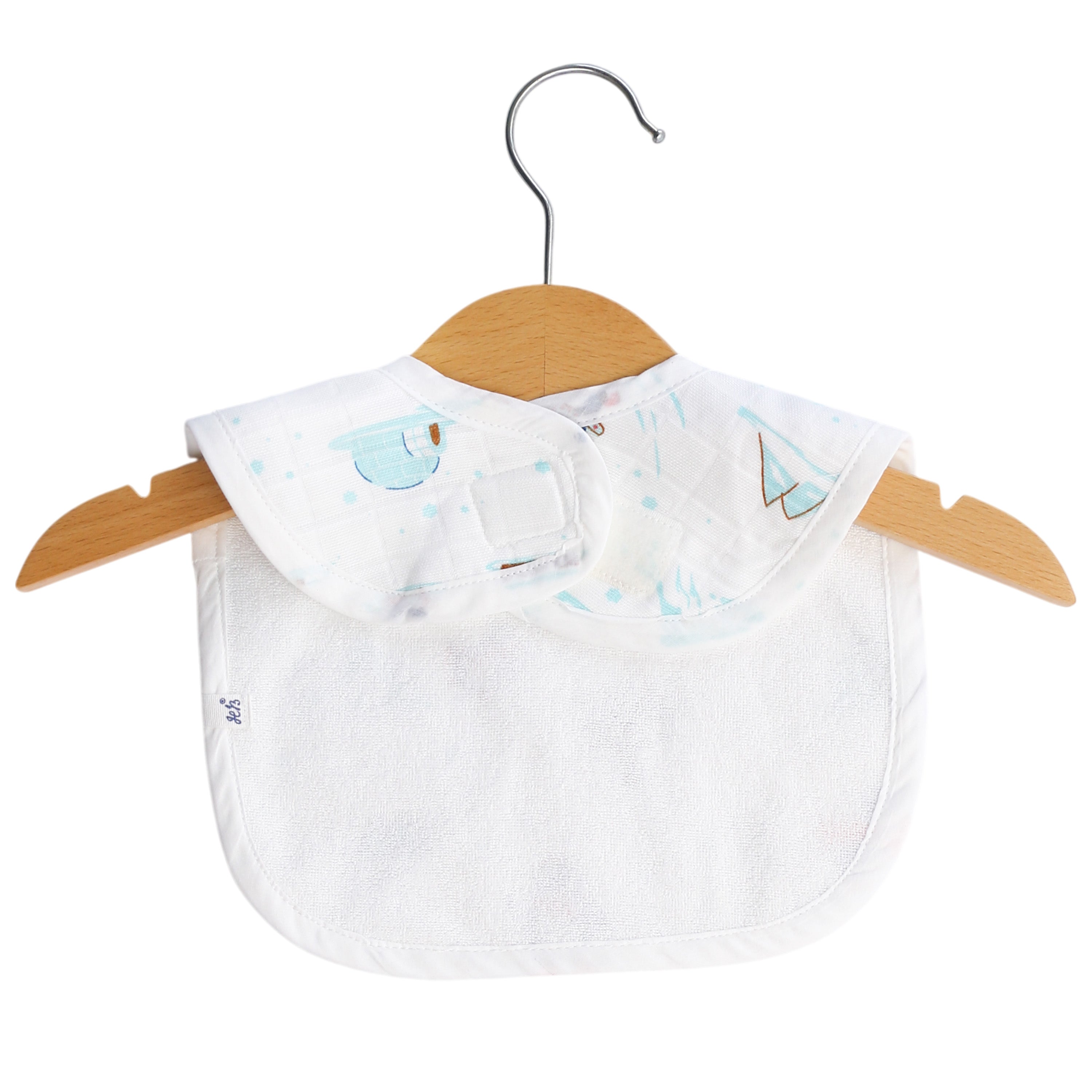 Reversible Muslin and Terry Bib - Assorted 3 Pack - Little Adventure Combo  NEW