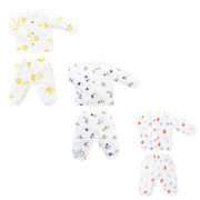 Baby Full Sleeve & Pant Sets 3-Pack Combo - Unisex (0-5 Years)