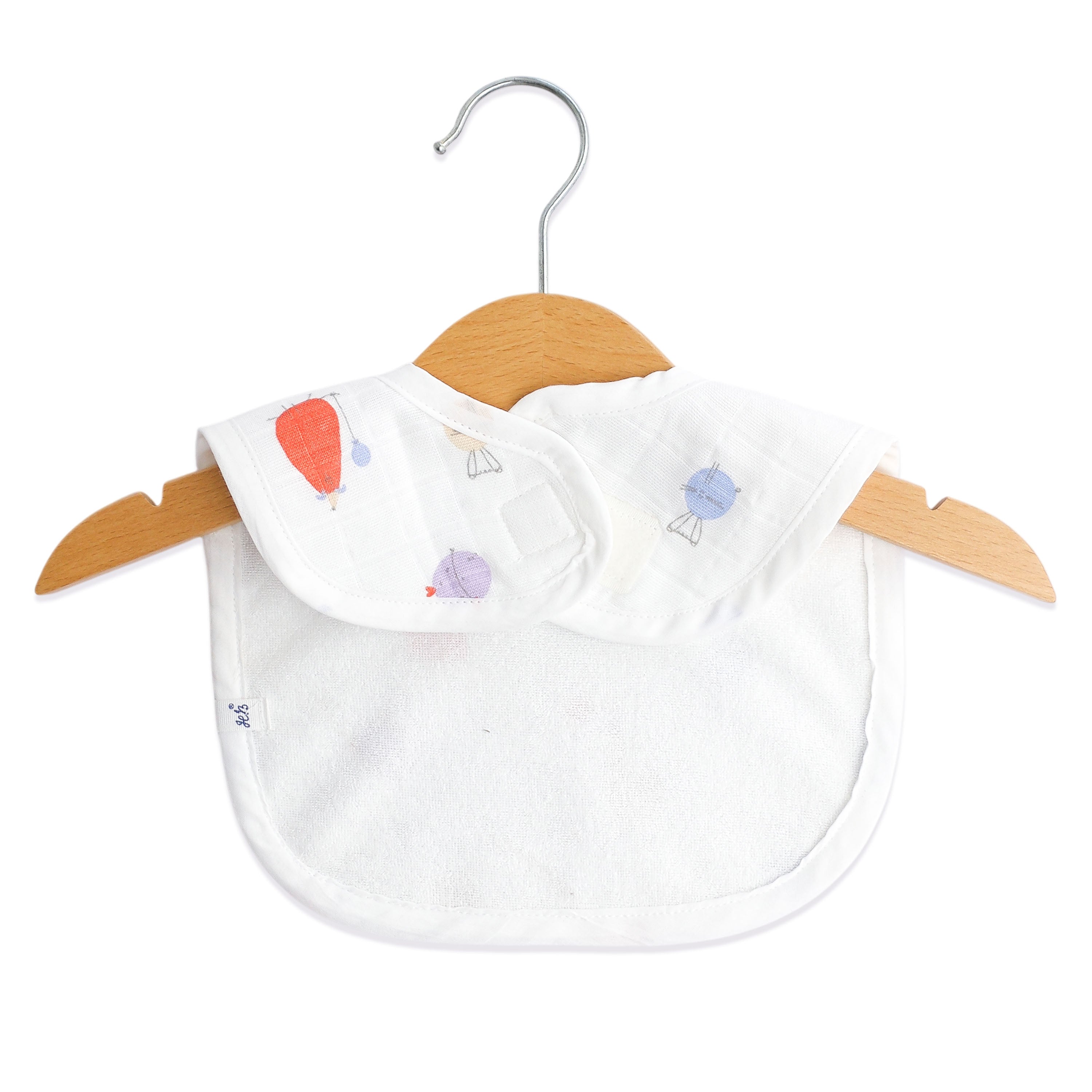 Reversible Muslin and Terry Bib - Assorted 3 Pack - Little Adventure Combo  NEW