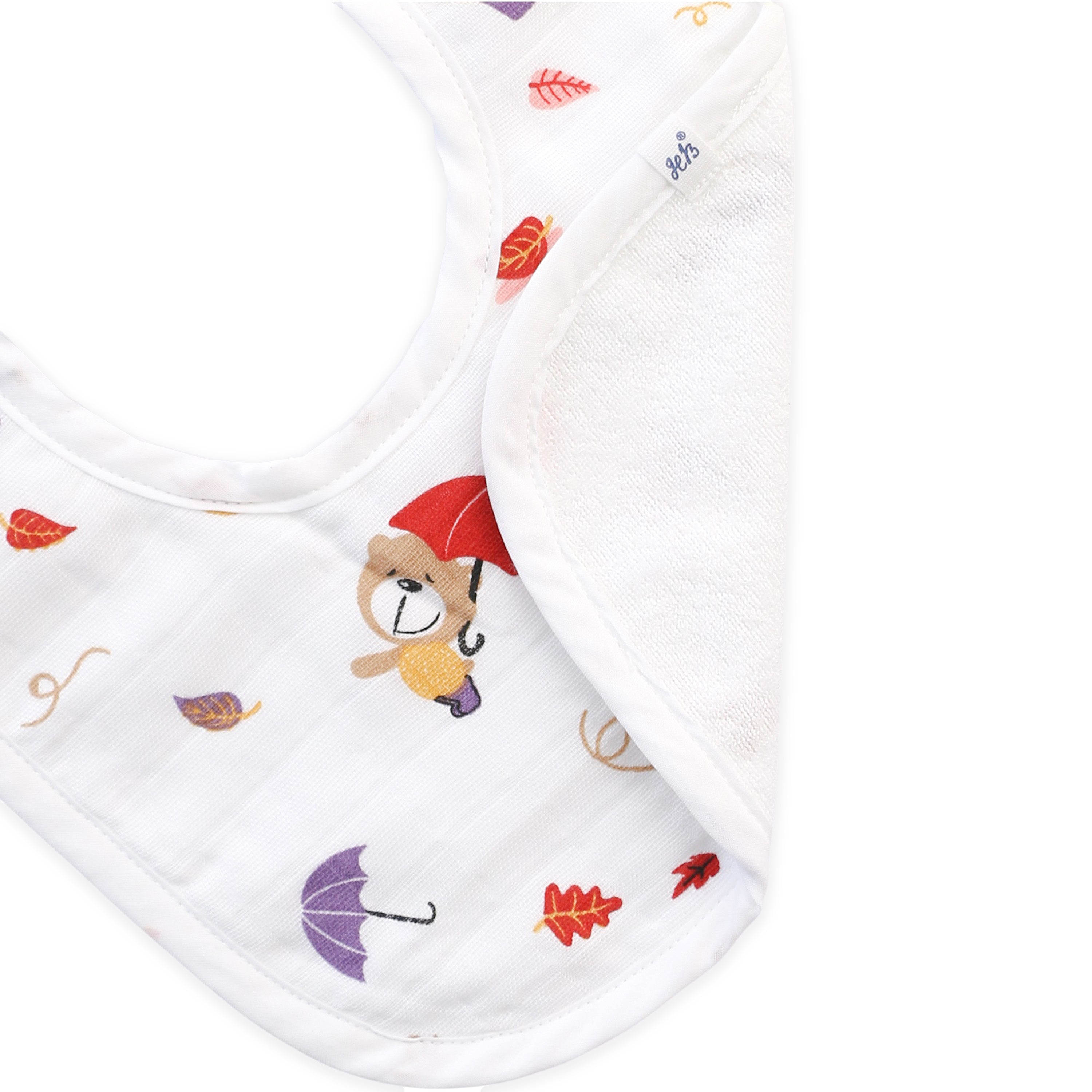 Reversible Muslin and Terry Bib - Assorted 3 Pack - Little Explorer Combo