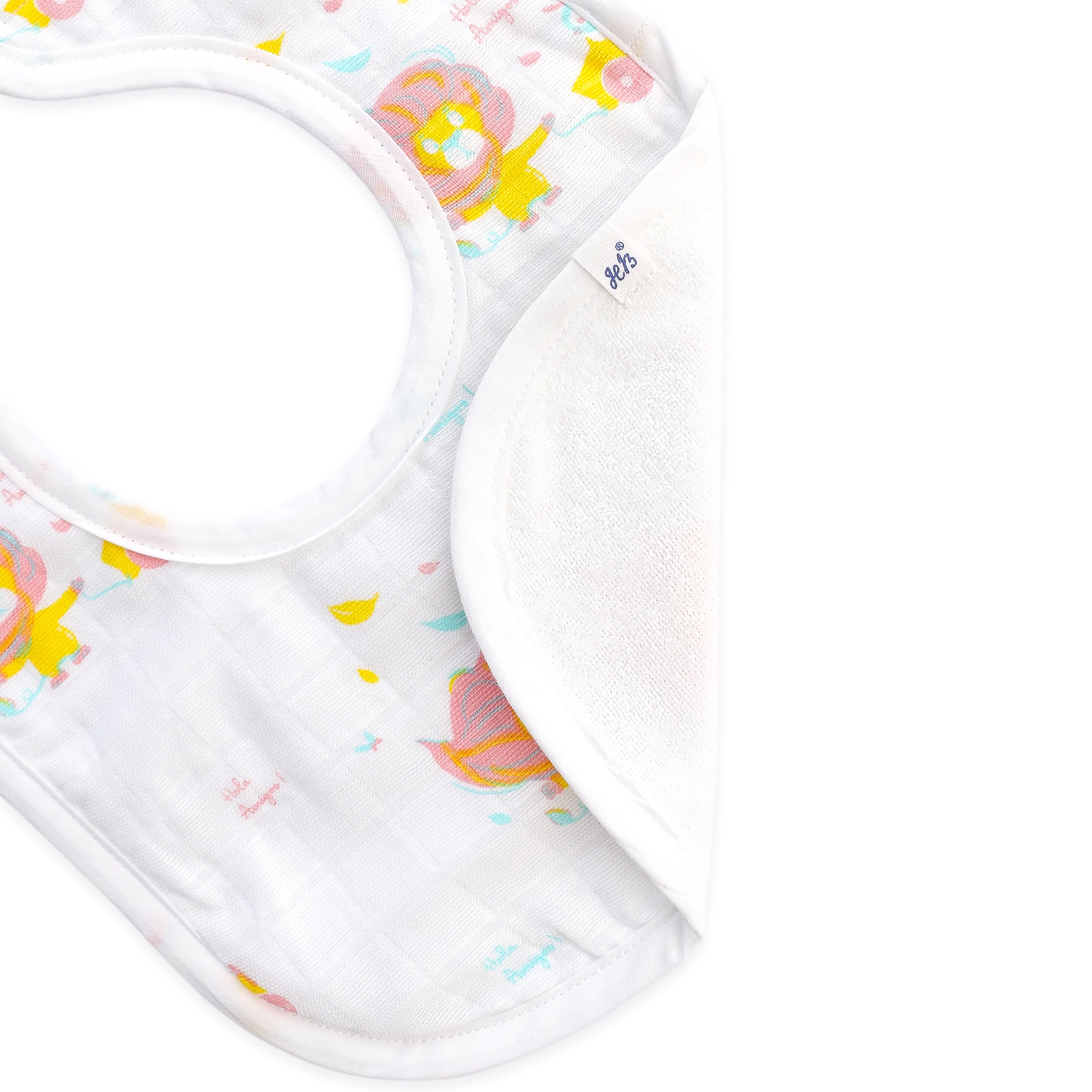 Reversible Muslin and Terry Bib - Assorted 3 Pack - Little Adventure Combo  NEW