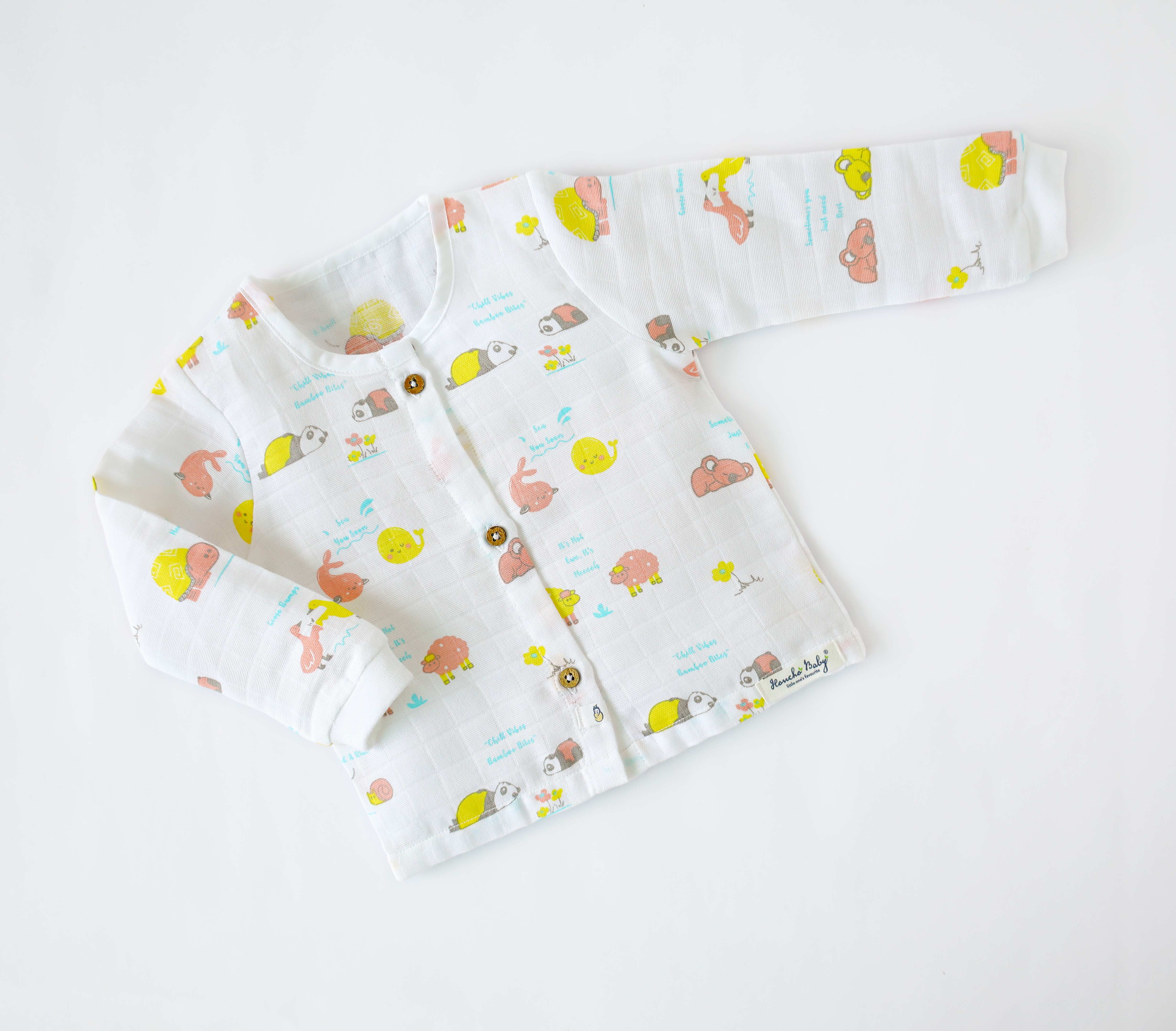 Full Sleeve Jabla for 9-12 Months – Daily Wear – 5 Pack