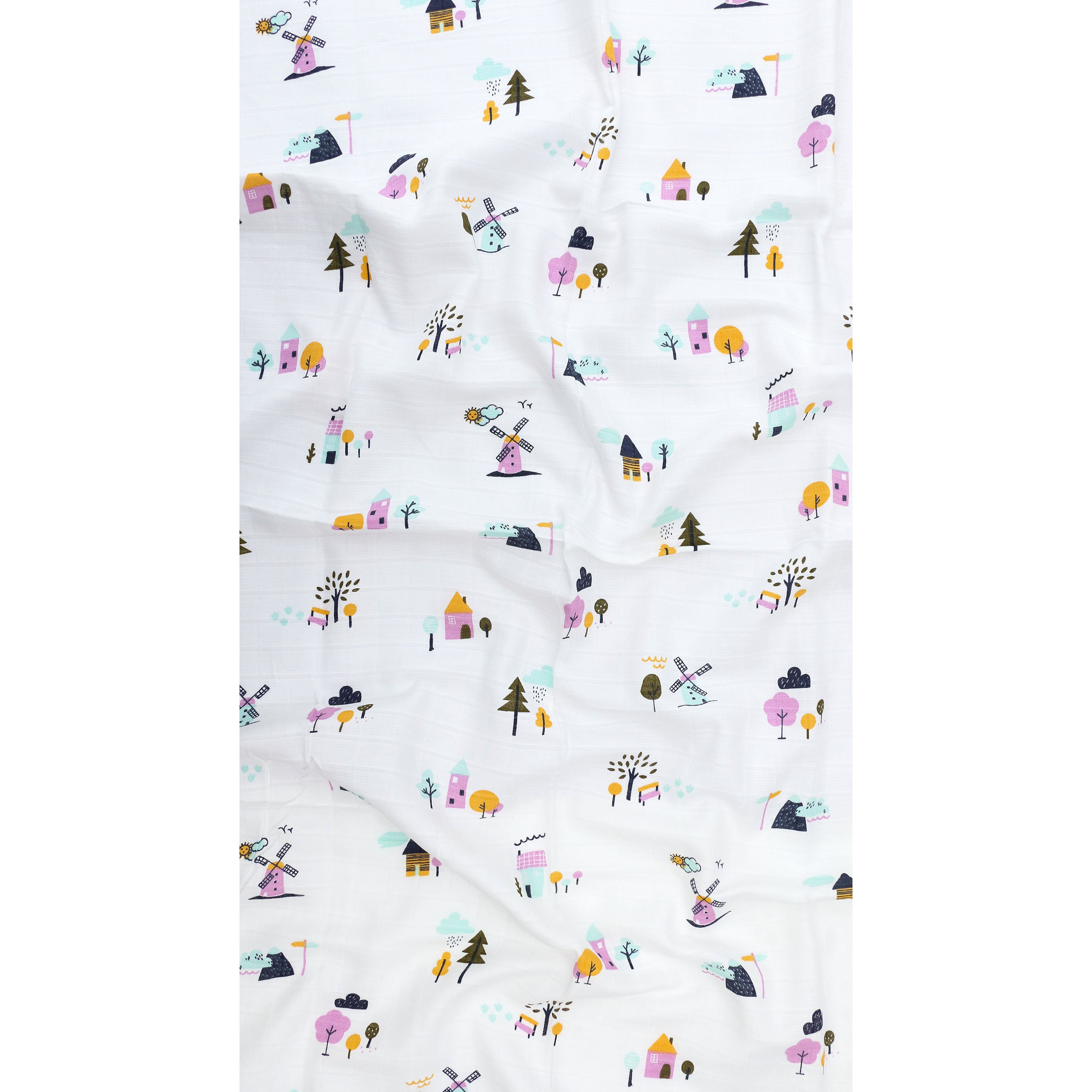 Farmyard Tales - Muslin 100% Cotton Baby Towel (65 X 90 cms) 1 pack NEW