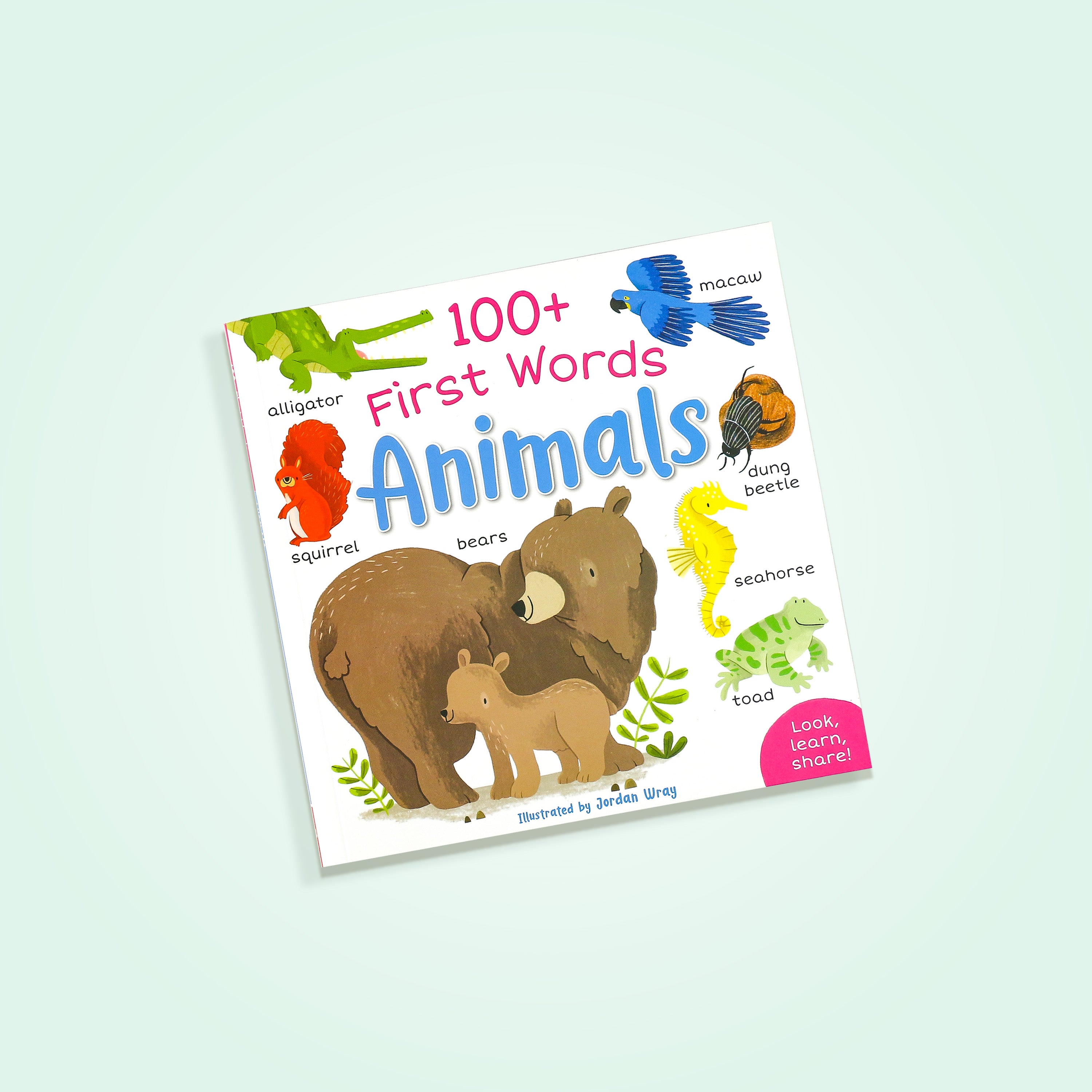 100+ First Words Animals Book