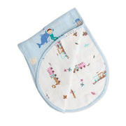 Mini Scuba Squad & Tiny Wheels & Wonders - Muslin Reversible Burp Cloth