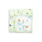 Dino & Football & Park Play Days - Reversible Blanket/Quilt