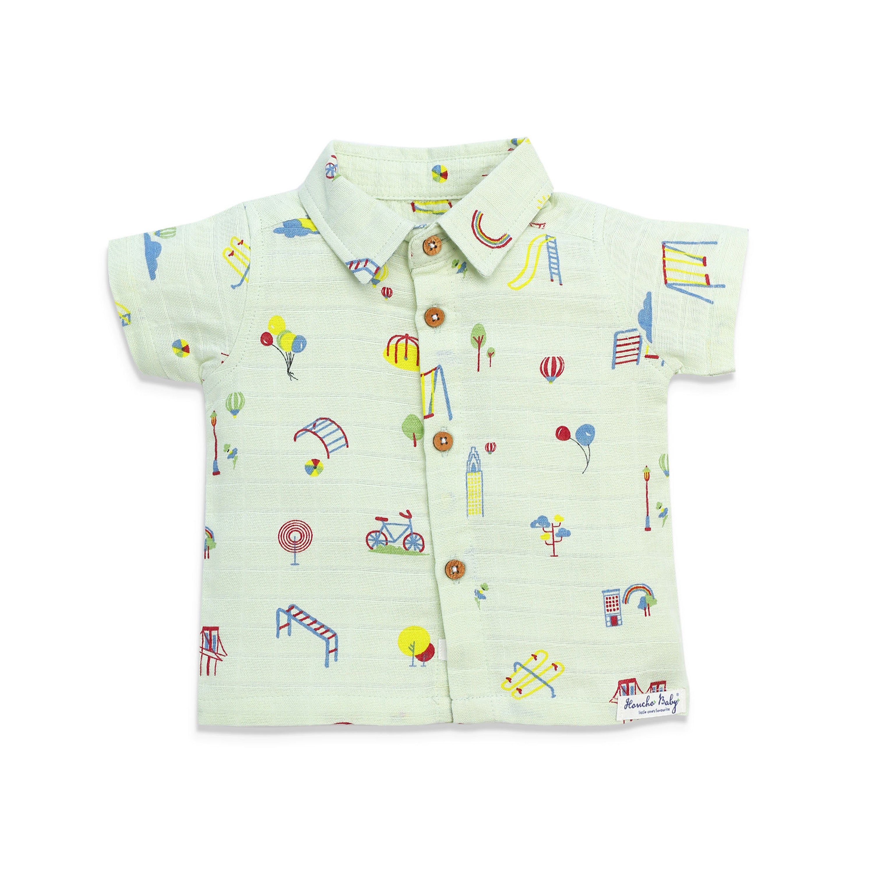 Muslin Half Sleeve Top & Shorts Set (0M – 5Y) Park Play Days