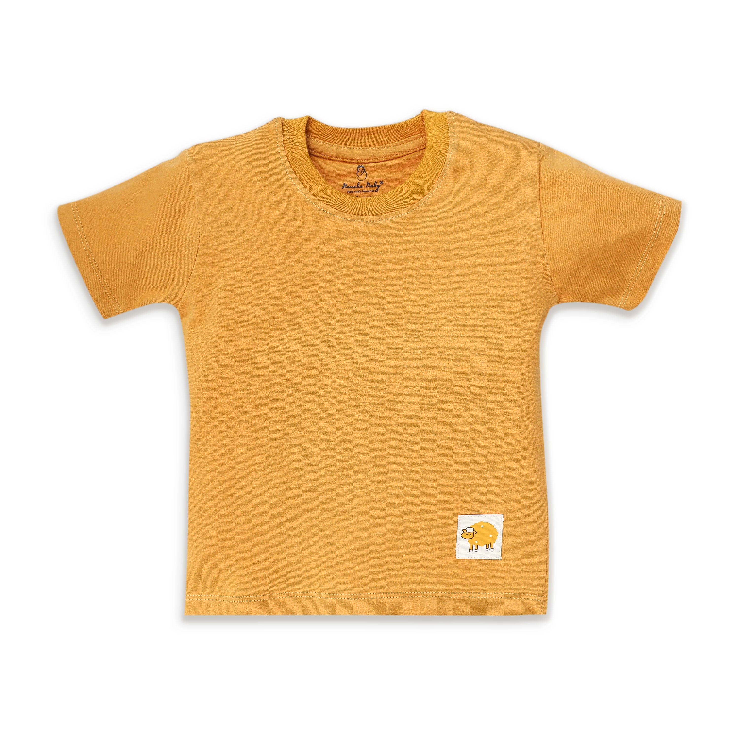 Classic Cotton Half Sleeve T-Shirt for Kids (1–4 Years) – Soft Everyday Tee