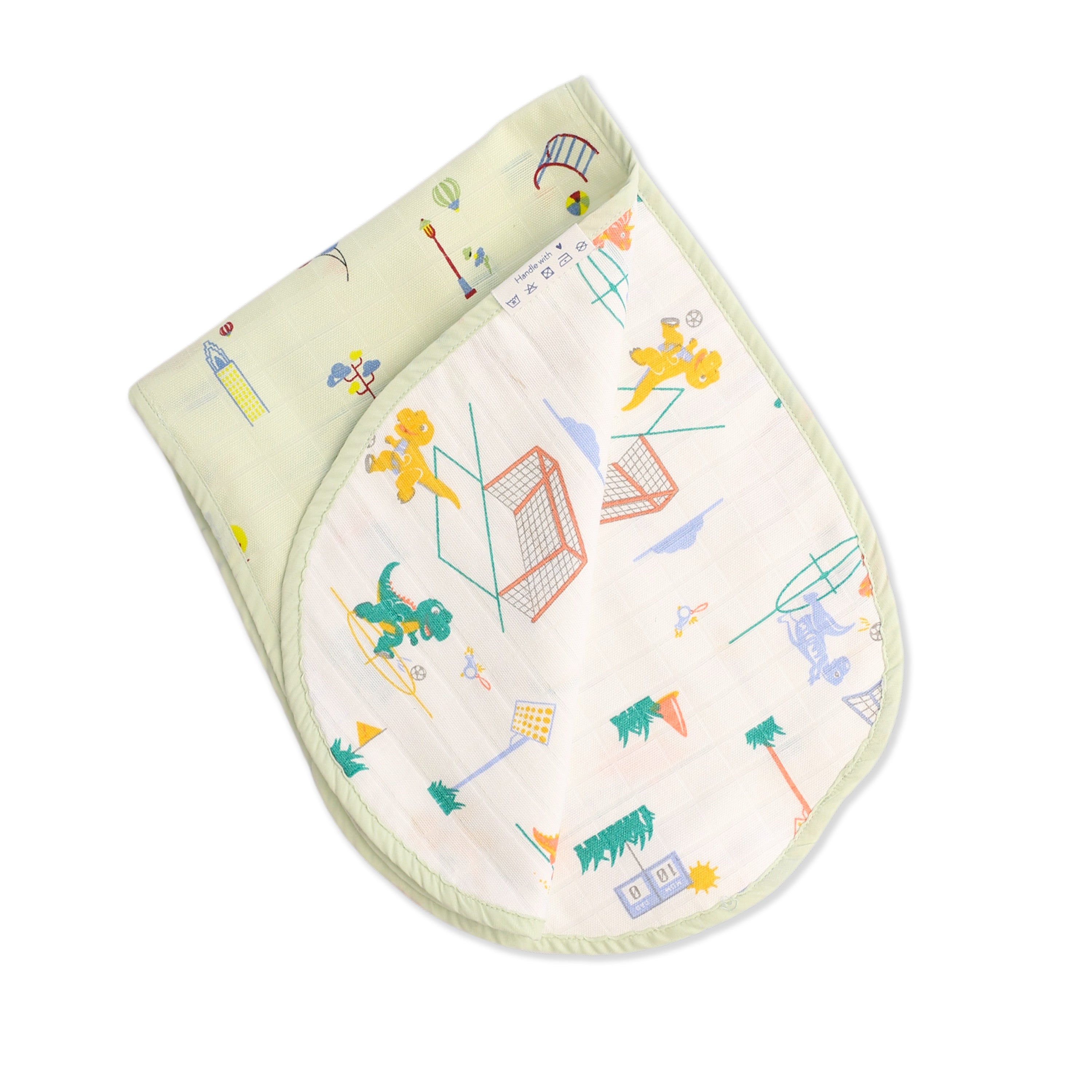 Muslin Reversible Burp Cloth Pack of 3 - S9