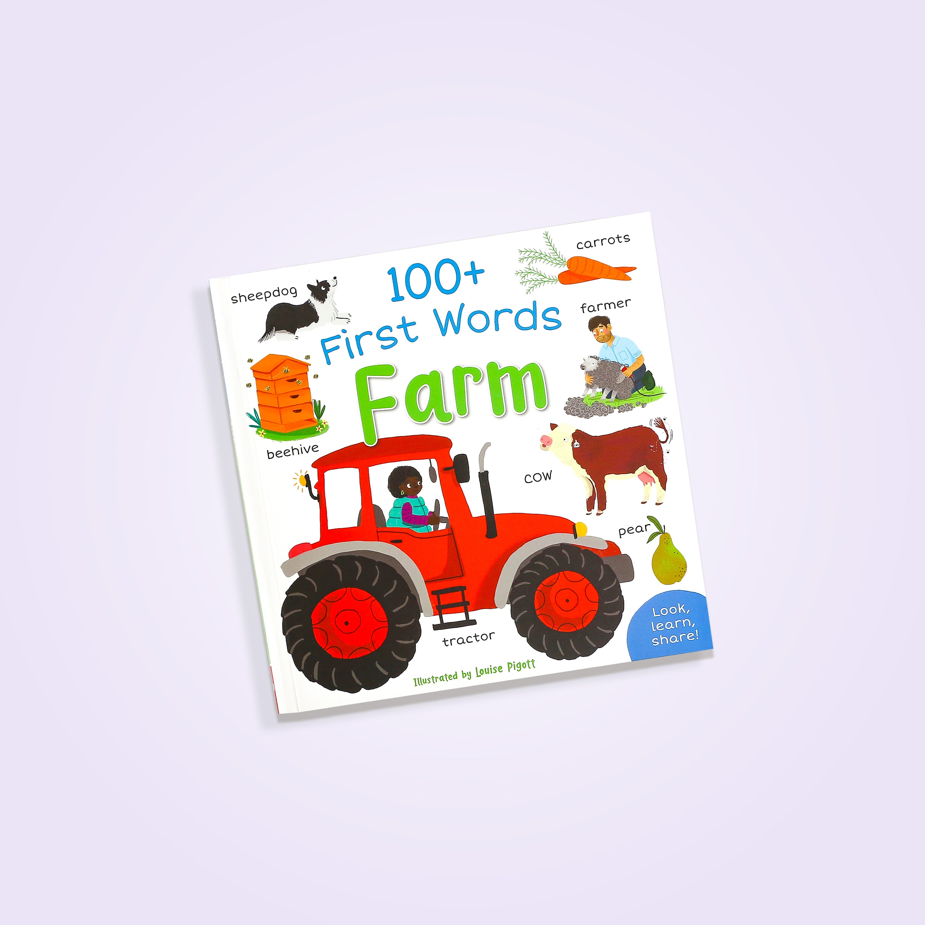 100+ First Words Farm Book