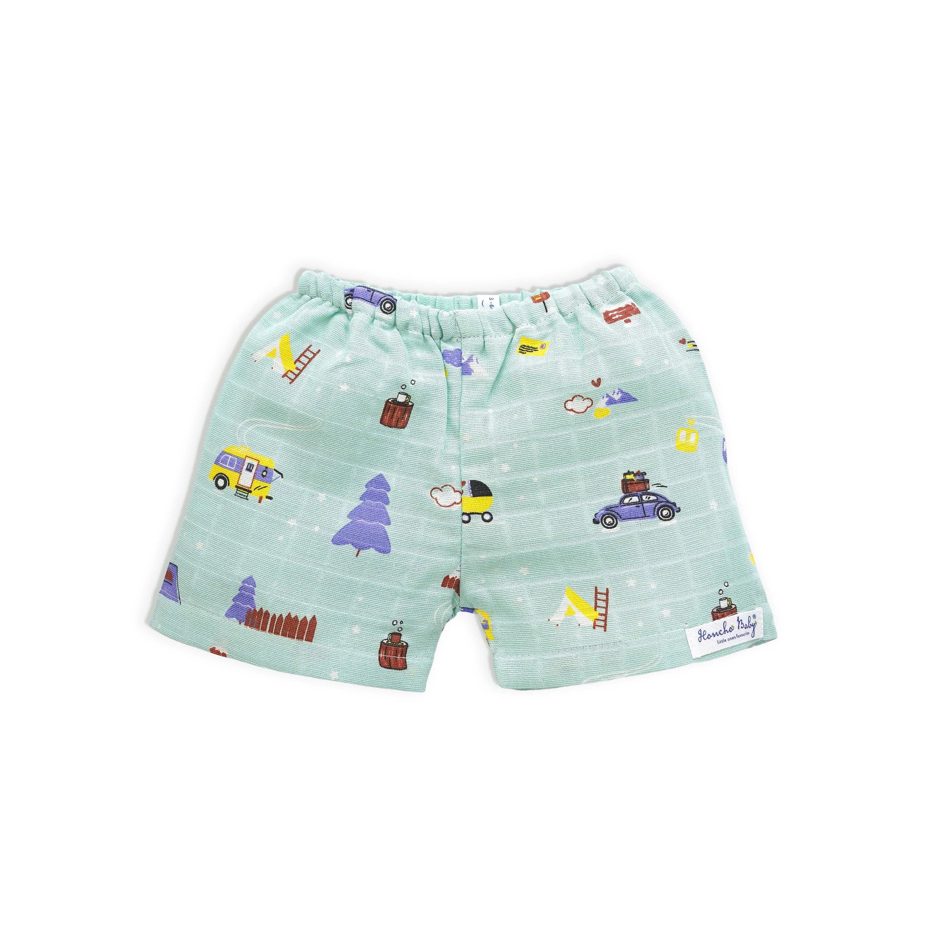 Shop muslin baby shorts for babies and toddlers online.