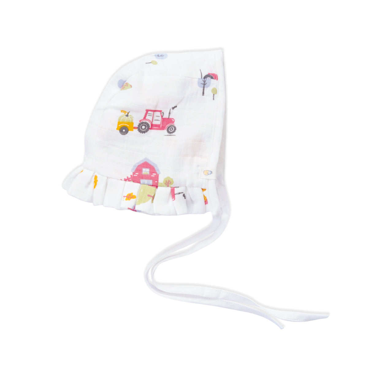Baby Cap, Mittens and booties Set - Farmyard Fun (0-3 Months)