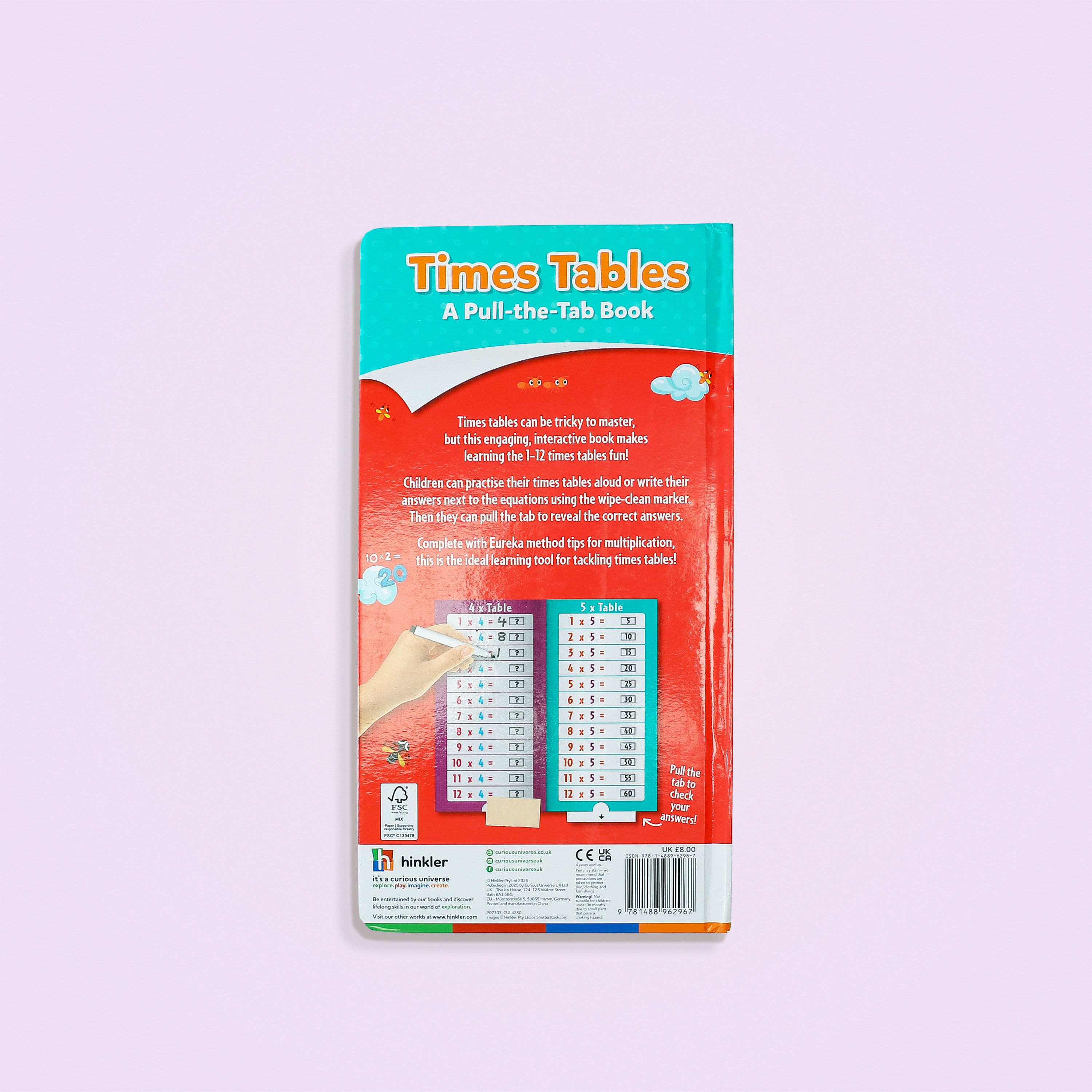 Times Tables - A Pull-the-Tab Book