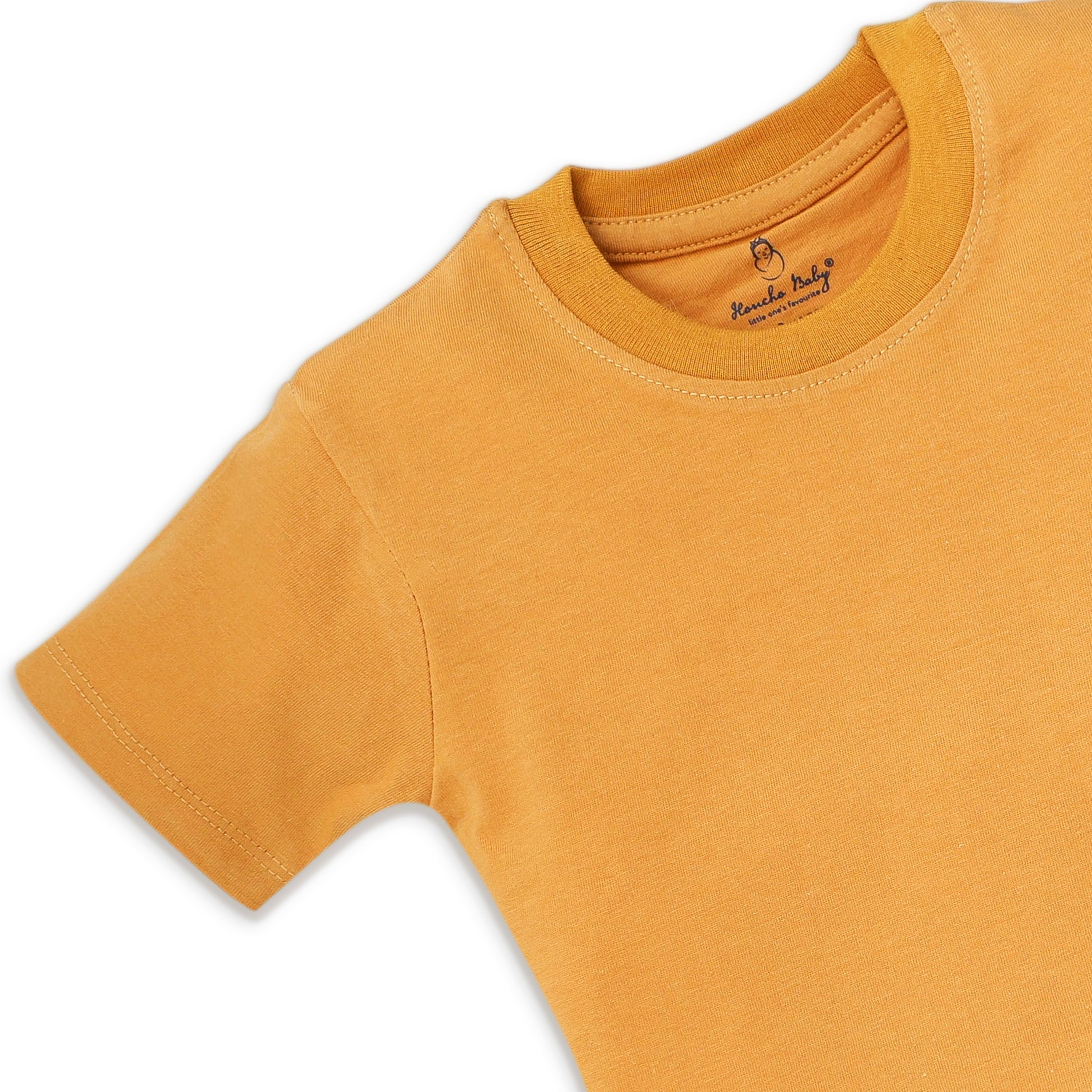 Classic Cotton Half Sleeve T-Shirt for Kids (1–4 Years) – Soft Everyday Tee