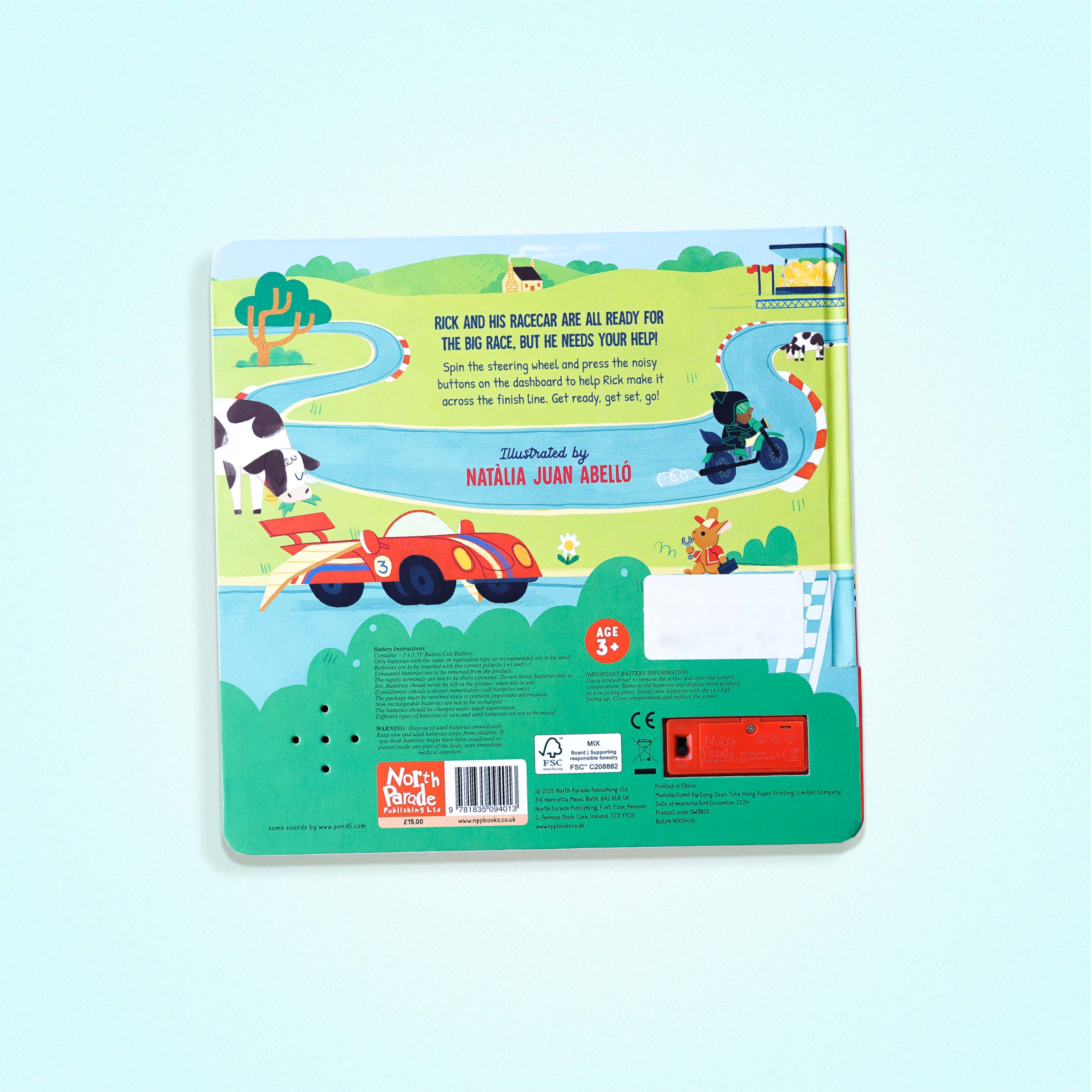 Get Set, Go! Racecar Rally Book