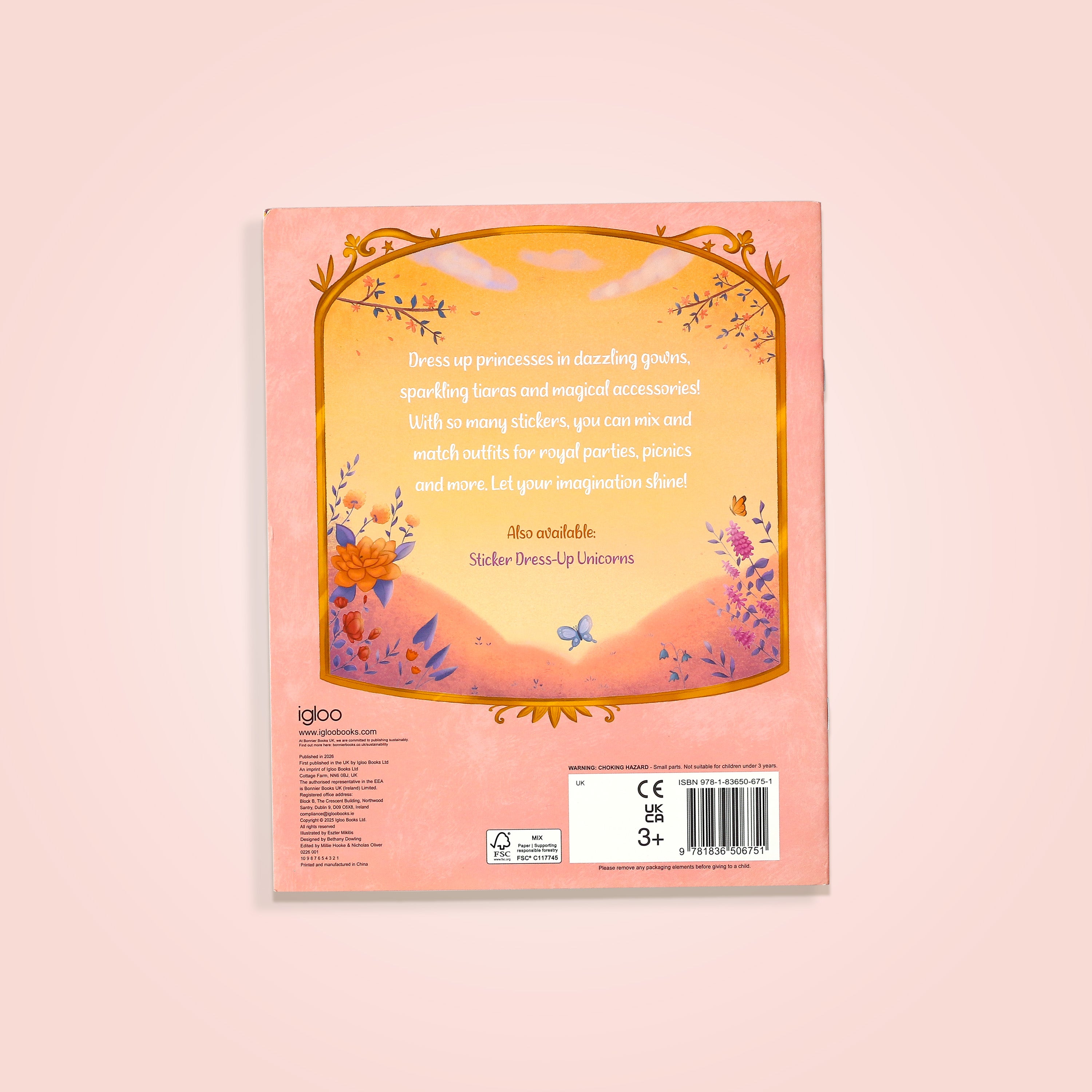 Sticker Dress-Up Princesses Book