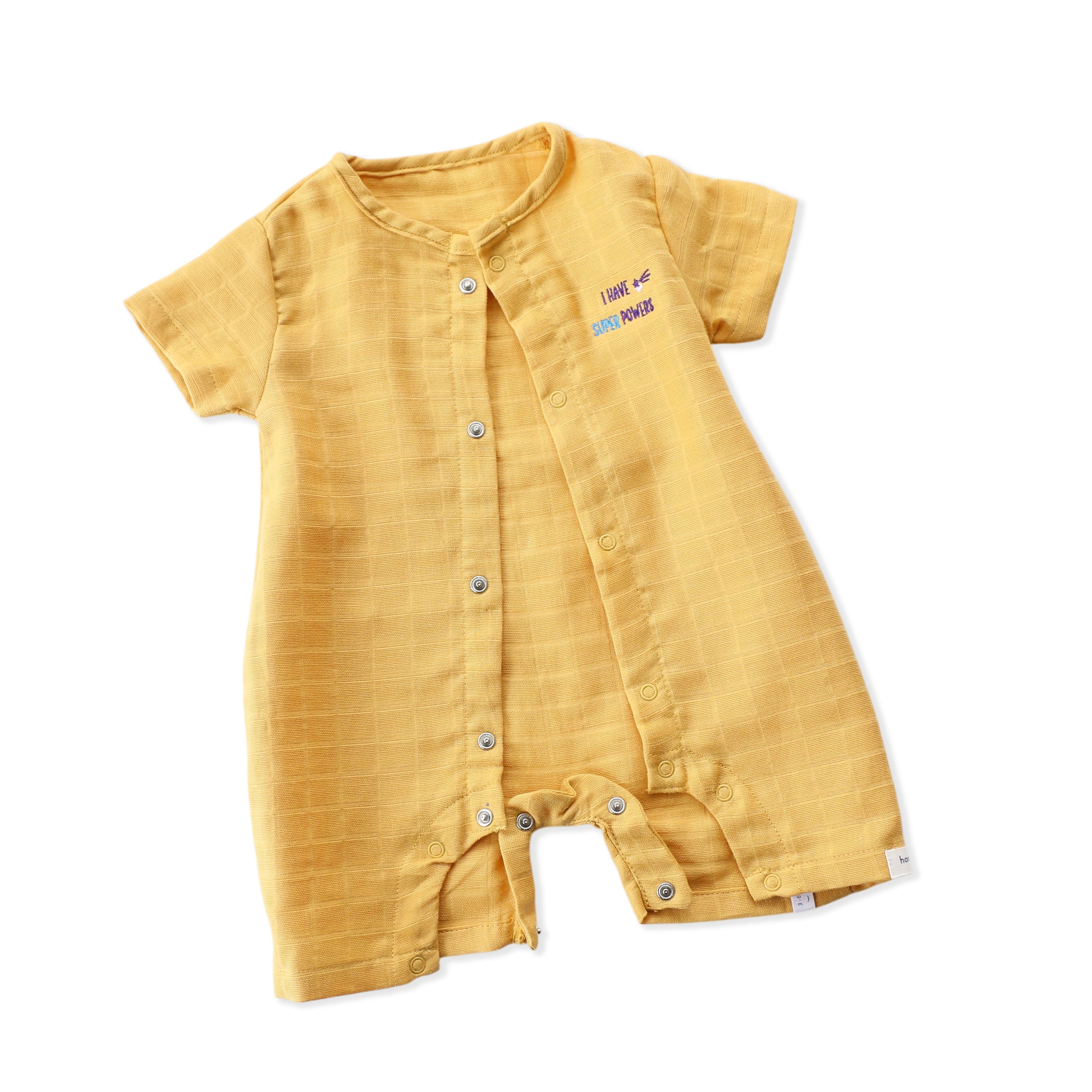 Muslin Baby Romper for 0-18 Months - I Have Super Powers