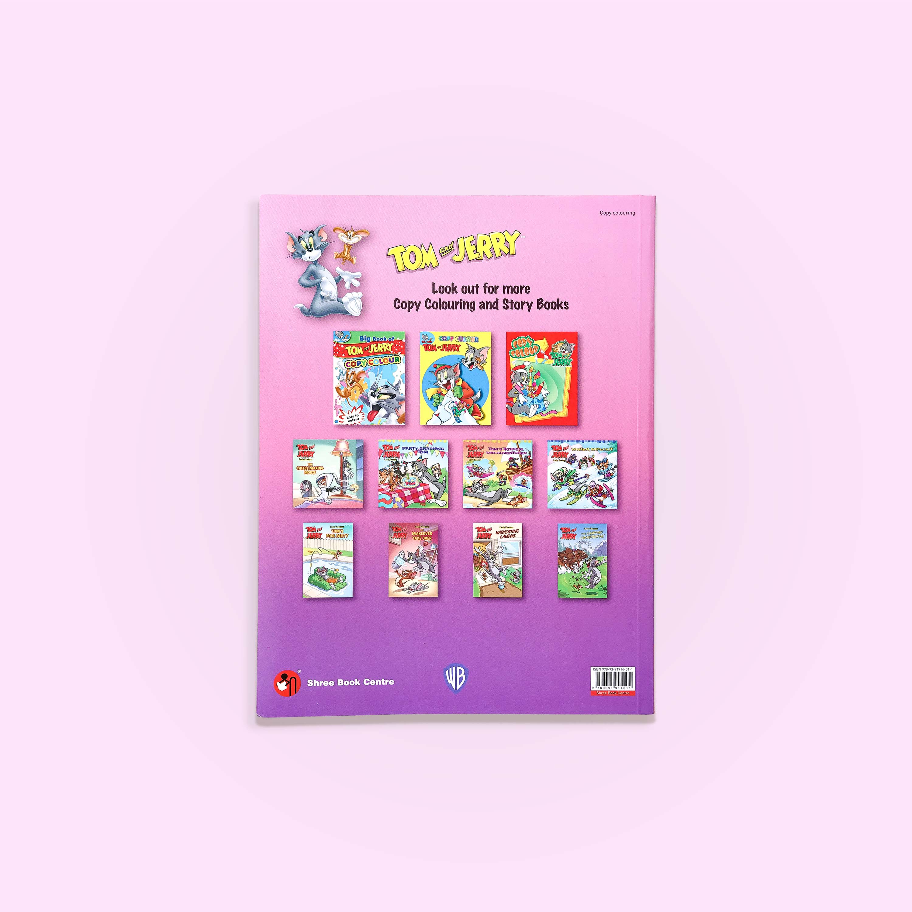 Tom and Jerry Copy Colour Book