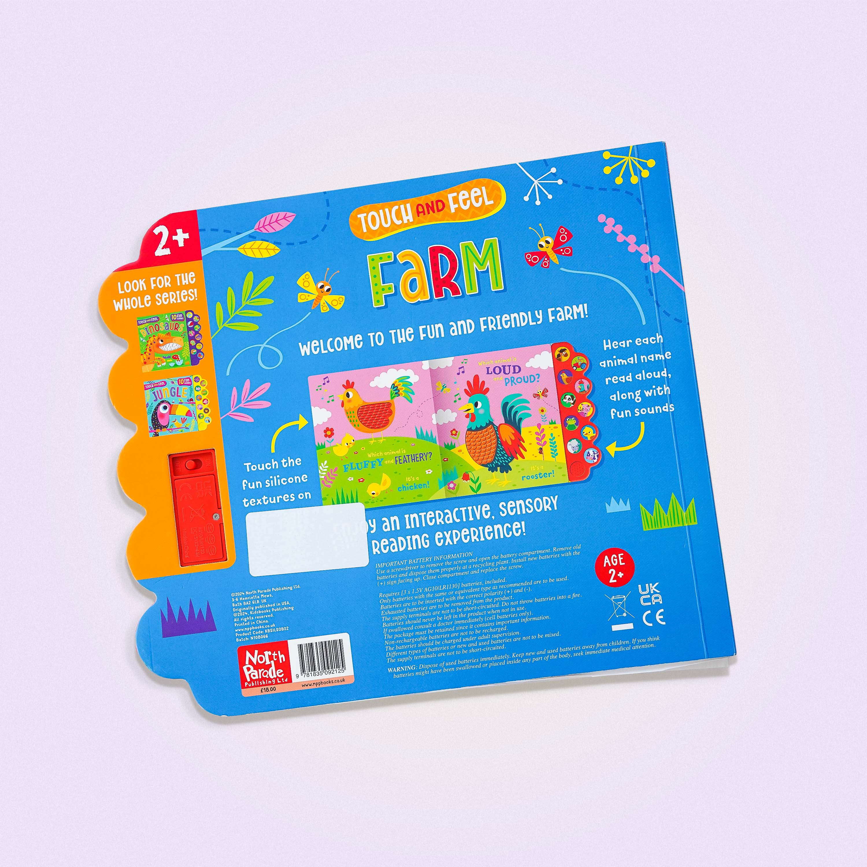 Touch and Feel Farm 10 Fun Sounds Book