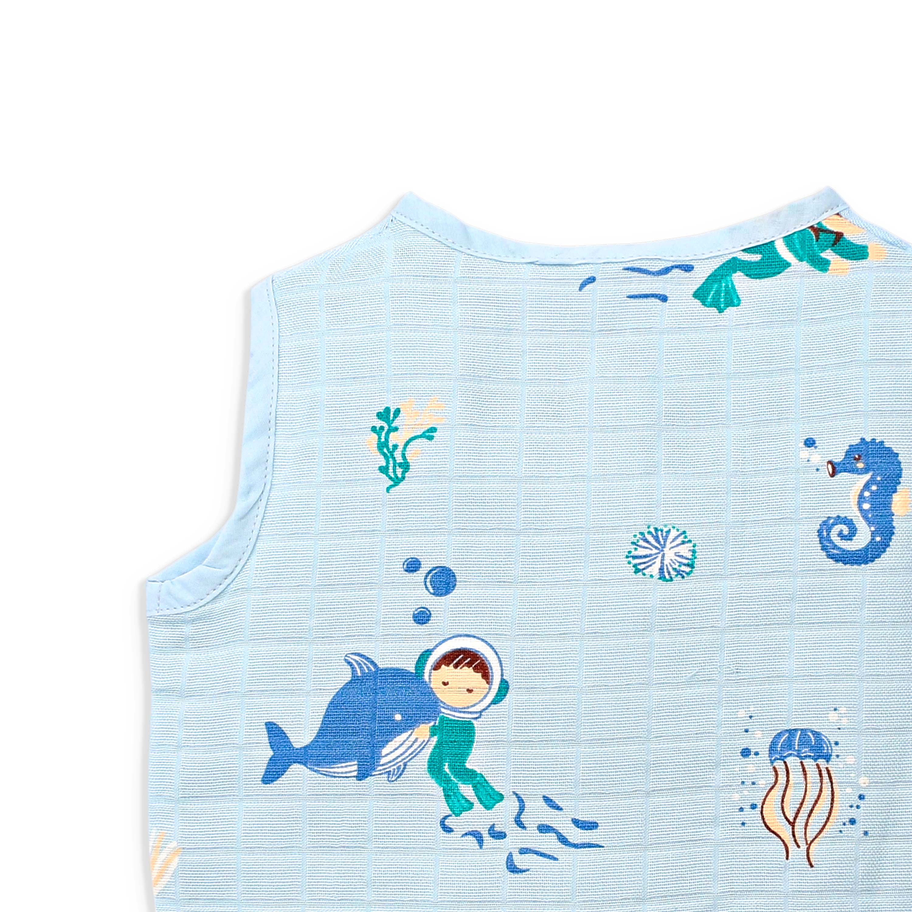 Muslin Cotton Sleeveless Top & Shorts for Babies & Toddlers Pack of 3 (Newborn–5 Years) - Dream, Drive & Play Combo