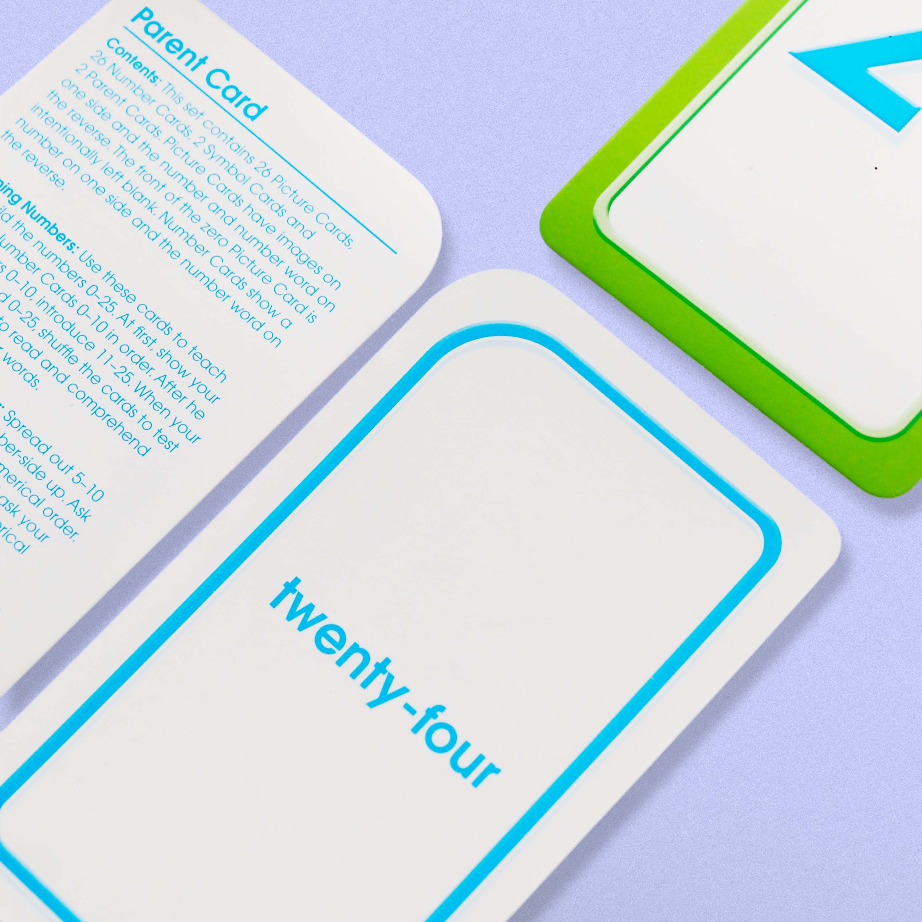 Numbers 0-25 Flash Cards