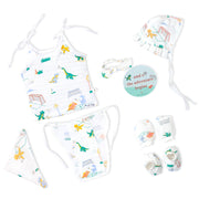 Baby essential Starter gift Kit - 7 piece set - Dino & Football