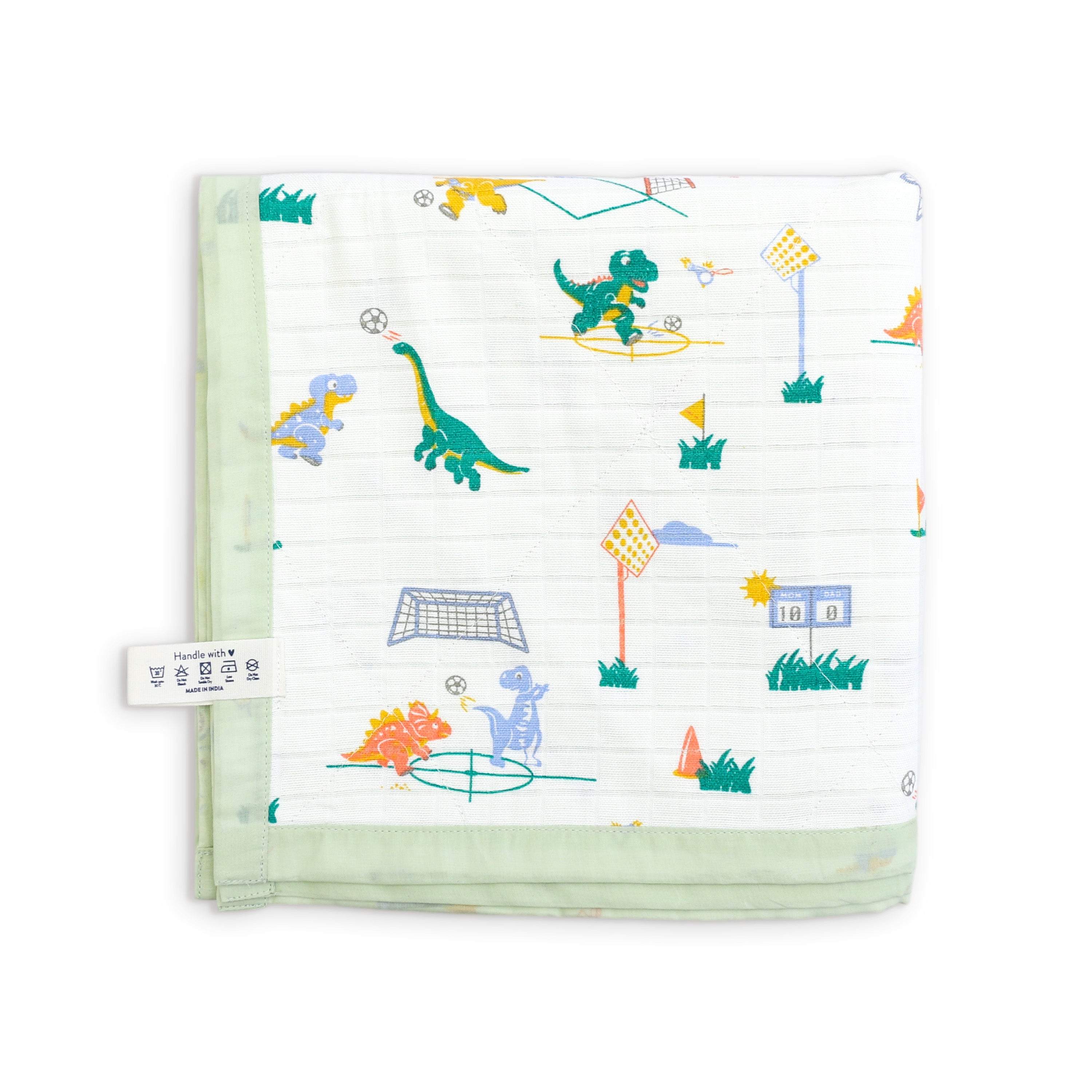 Dino & Football & Park Play Days - Reversible Blanket/Quilt