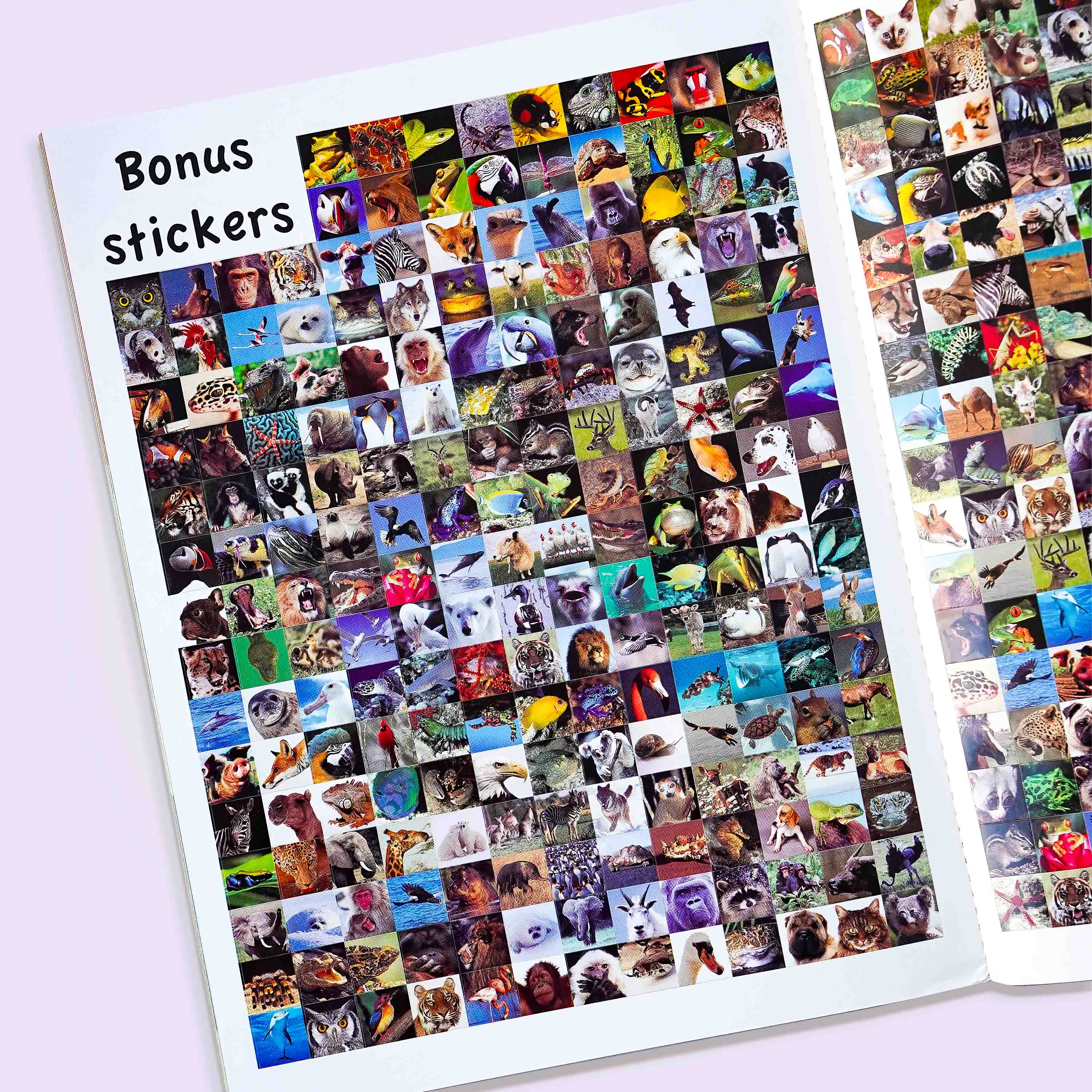 1001 Stickers Amazing Animals Book