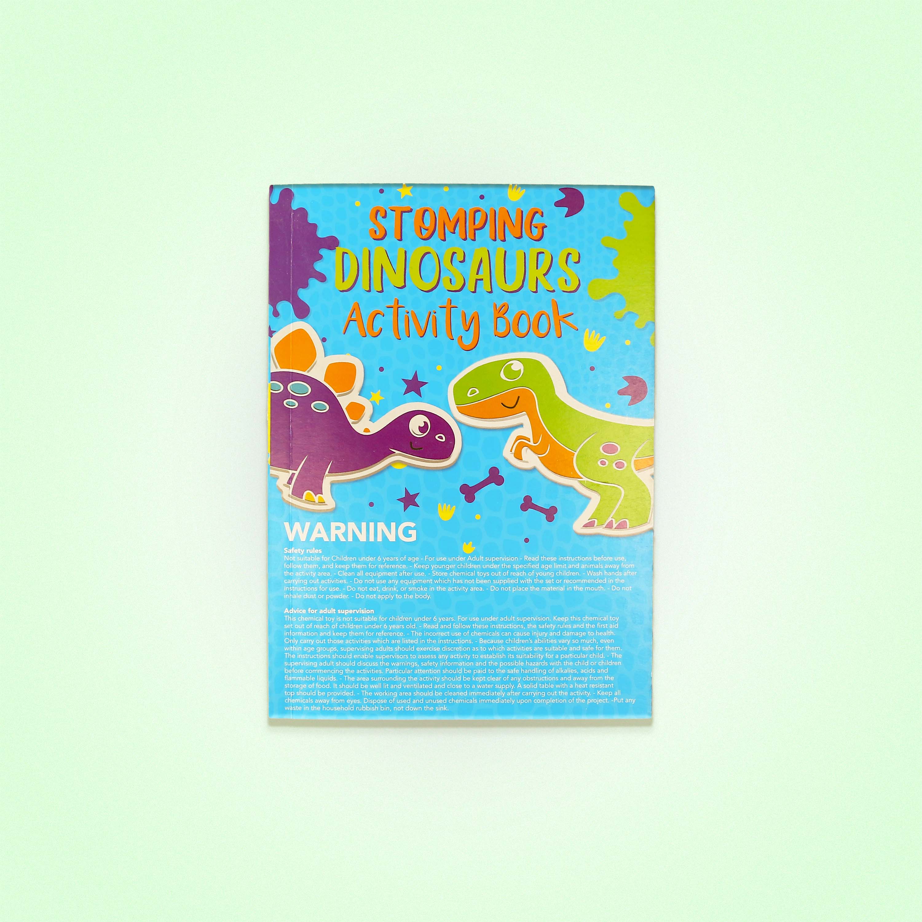 Make & Paint Neon Dinosaurs Book