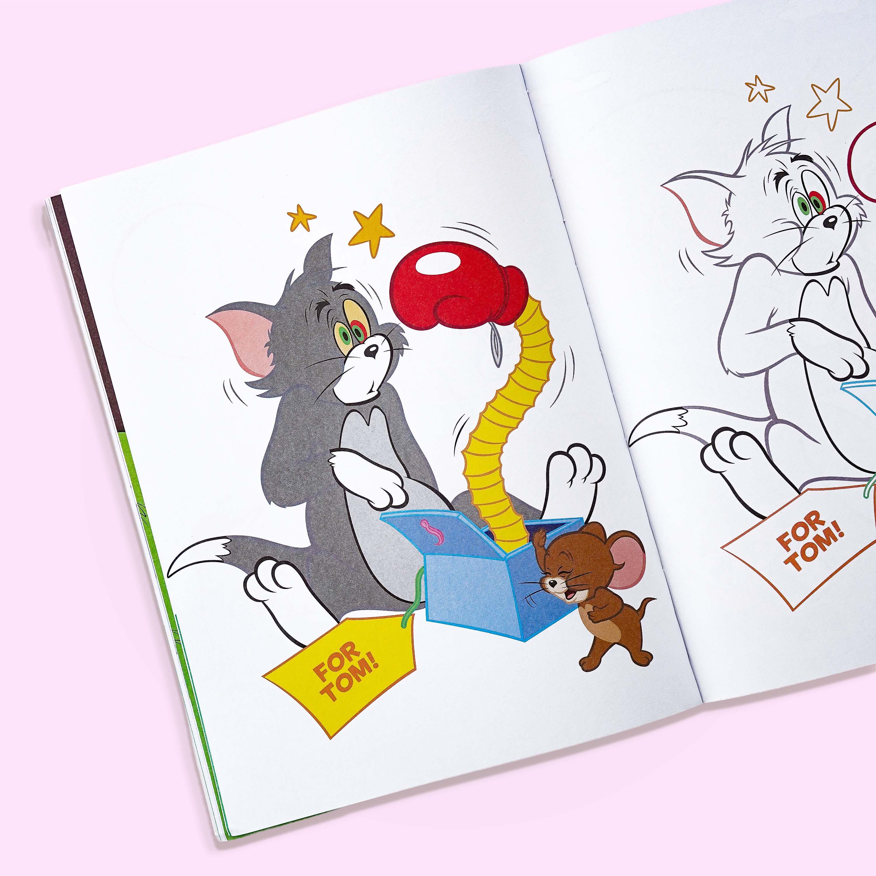 Tom and Jerry Copy Colour Book