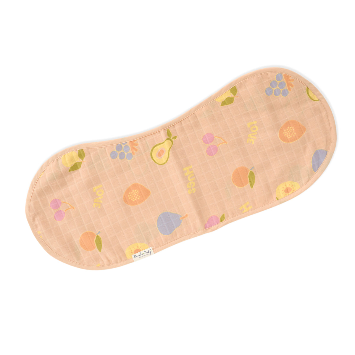 Tiny Surf Club & Fruit Hugs - 3 Layer Muslin Reversible Burp Cloth