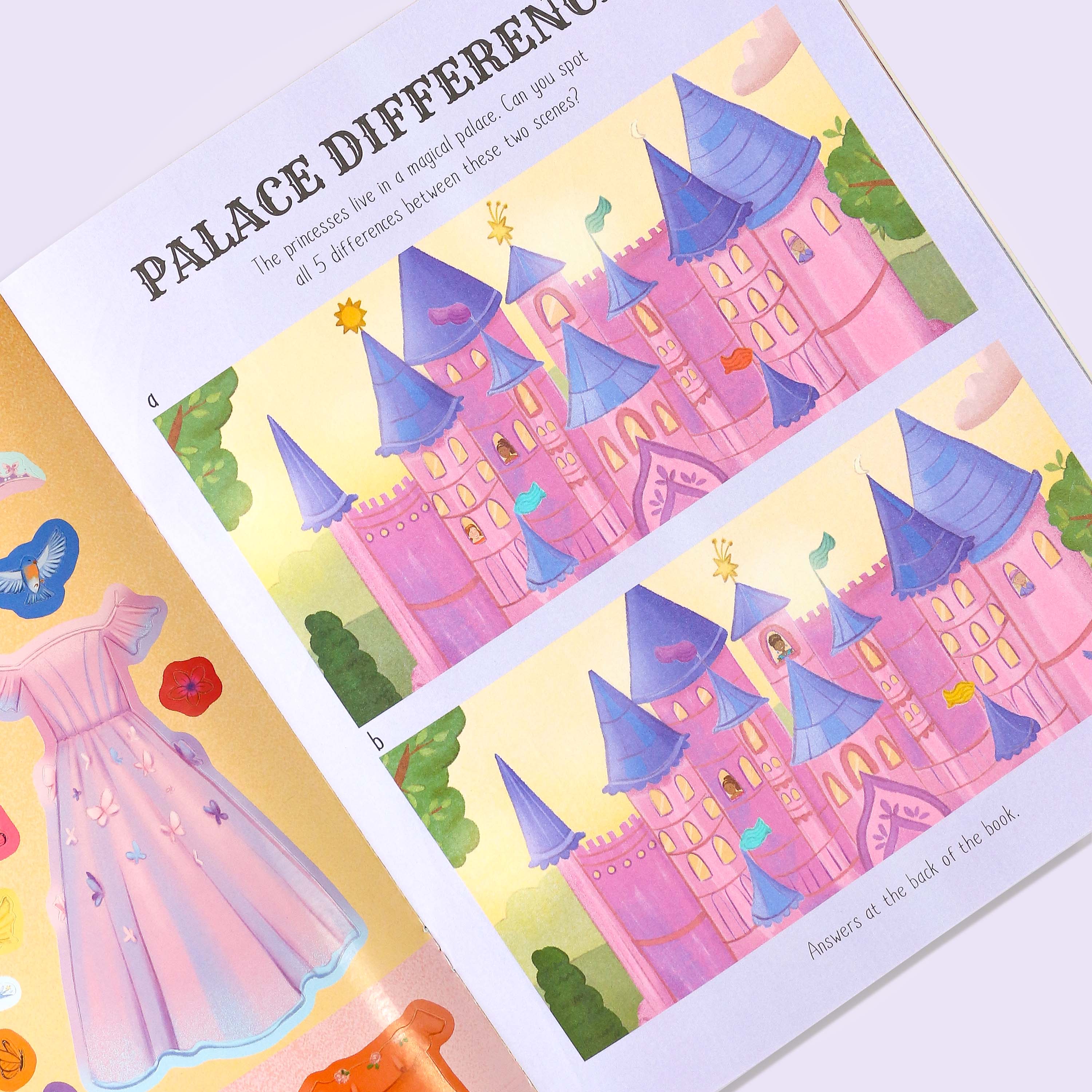 Sticker Dress-Up Princesses Book