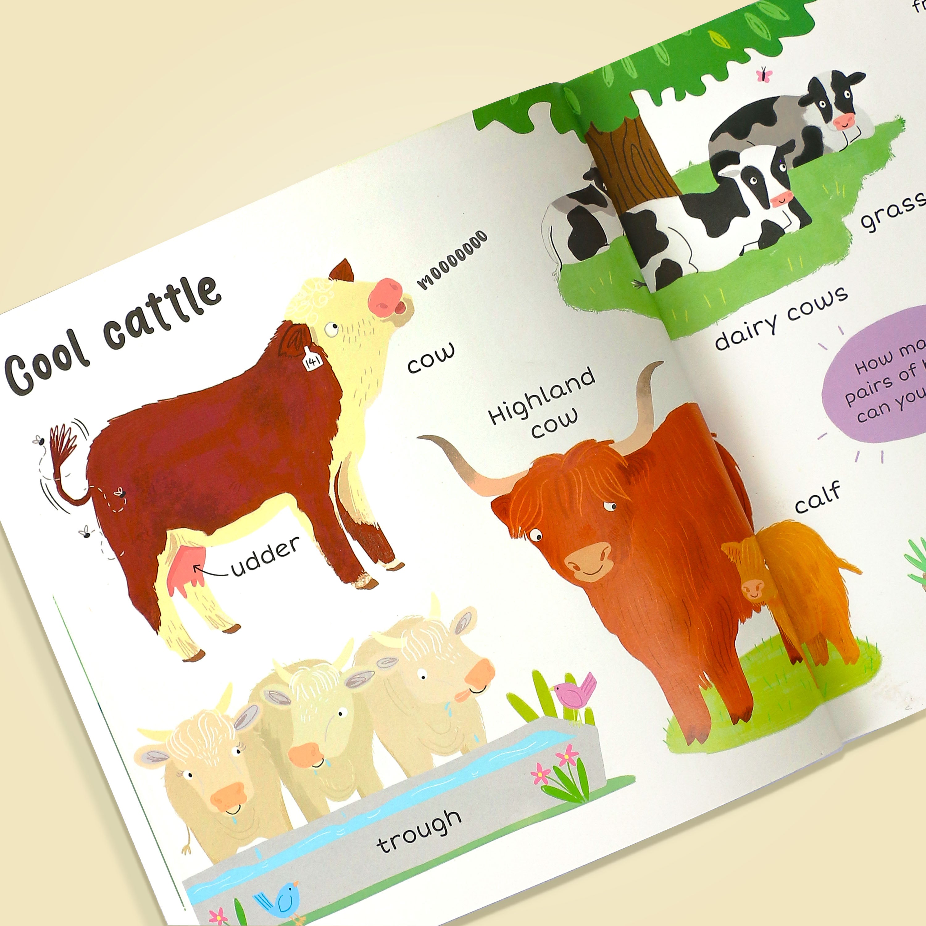 100+ First Words Farm Book