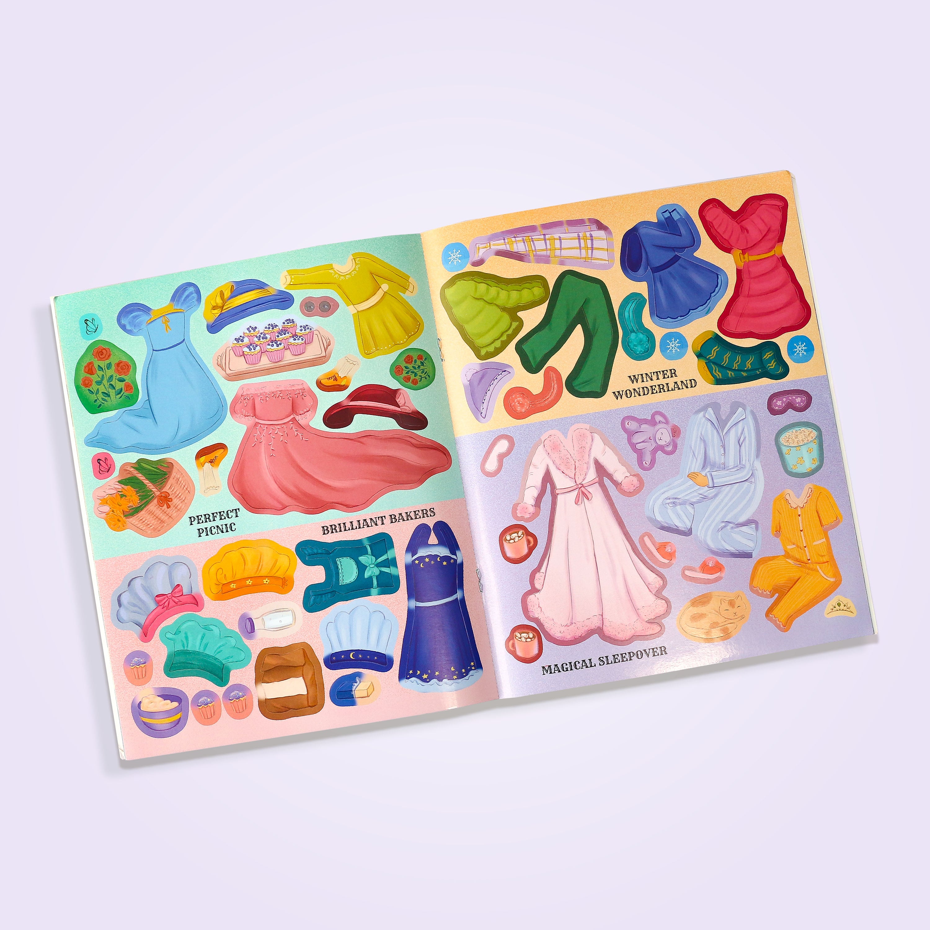 Sticker Dress-Up Princesses Book